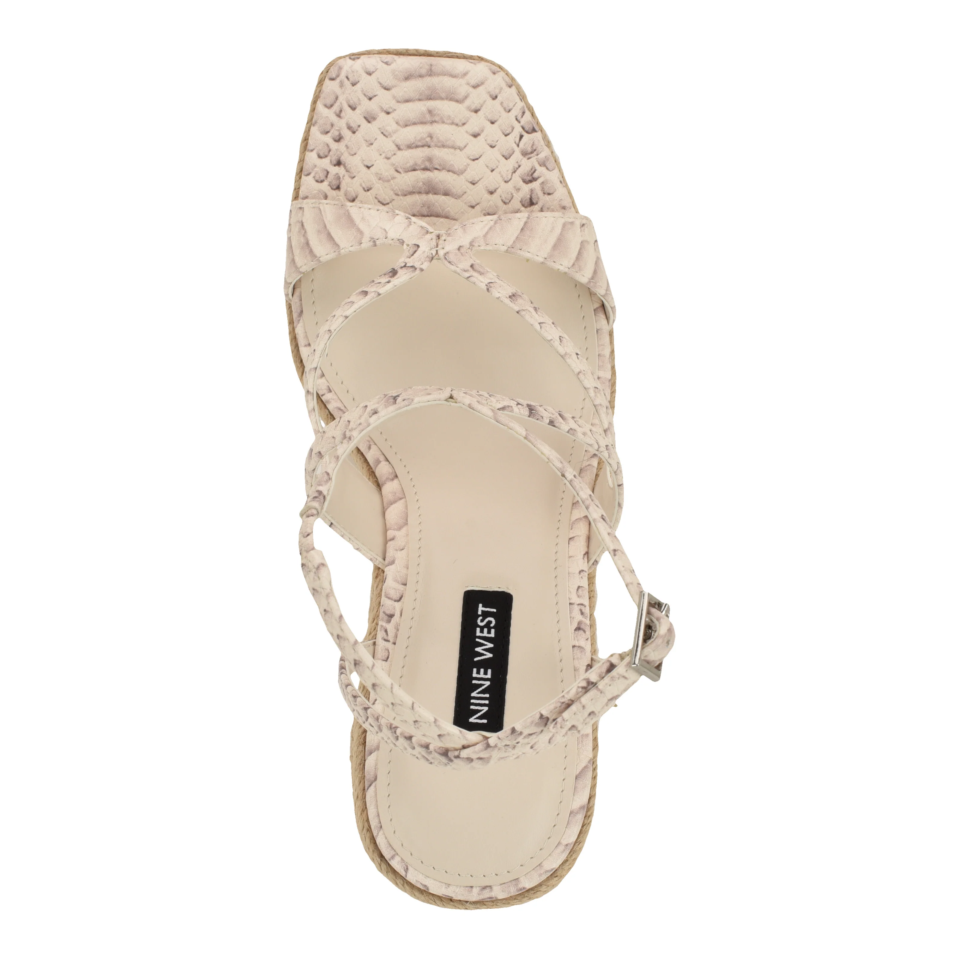 NINE WEST ADRIANE3 NATURAL MULTI/SNK PU XK/SNL681 - Image 5