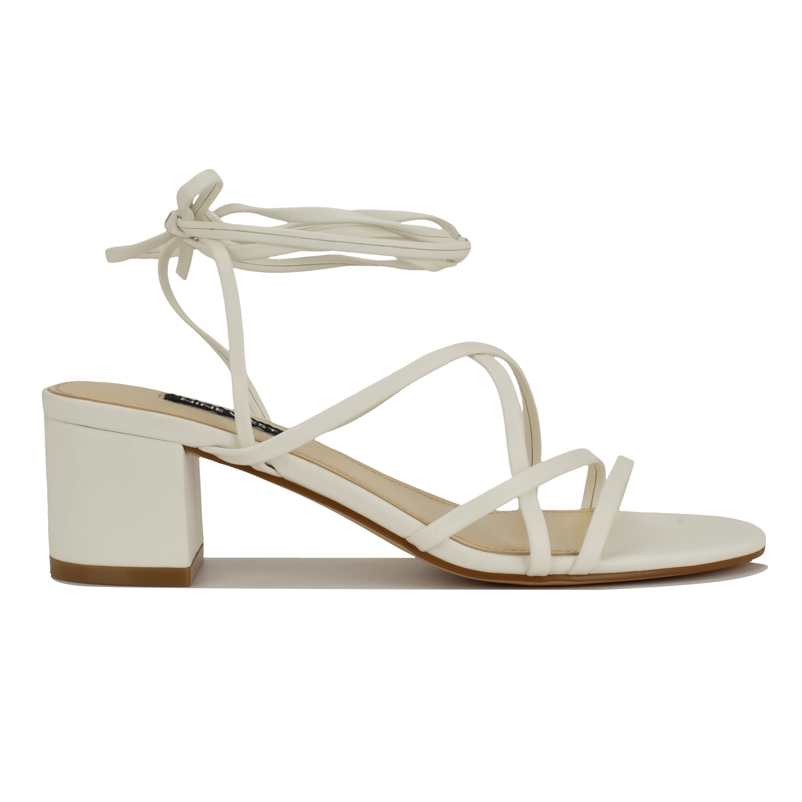 NINE WEST ALOUD3 WHITE/JC SOFT SUPER NAPPA PU