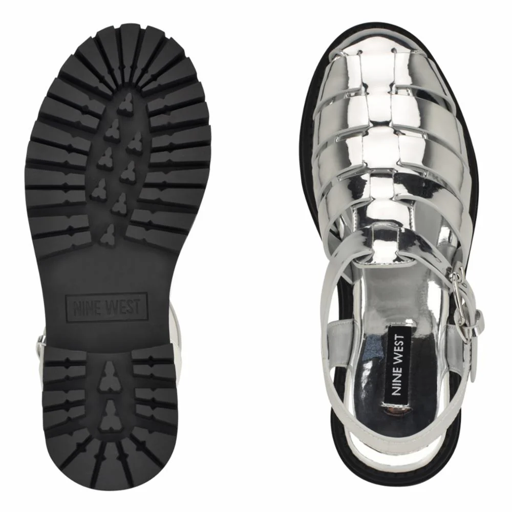 Nine West ANYBEL3 SILVER02/SUPERIOR MIRROR PU CM - Image 5