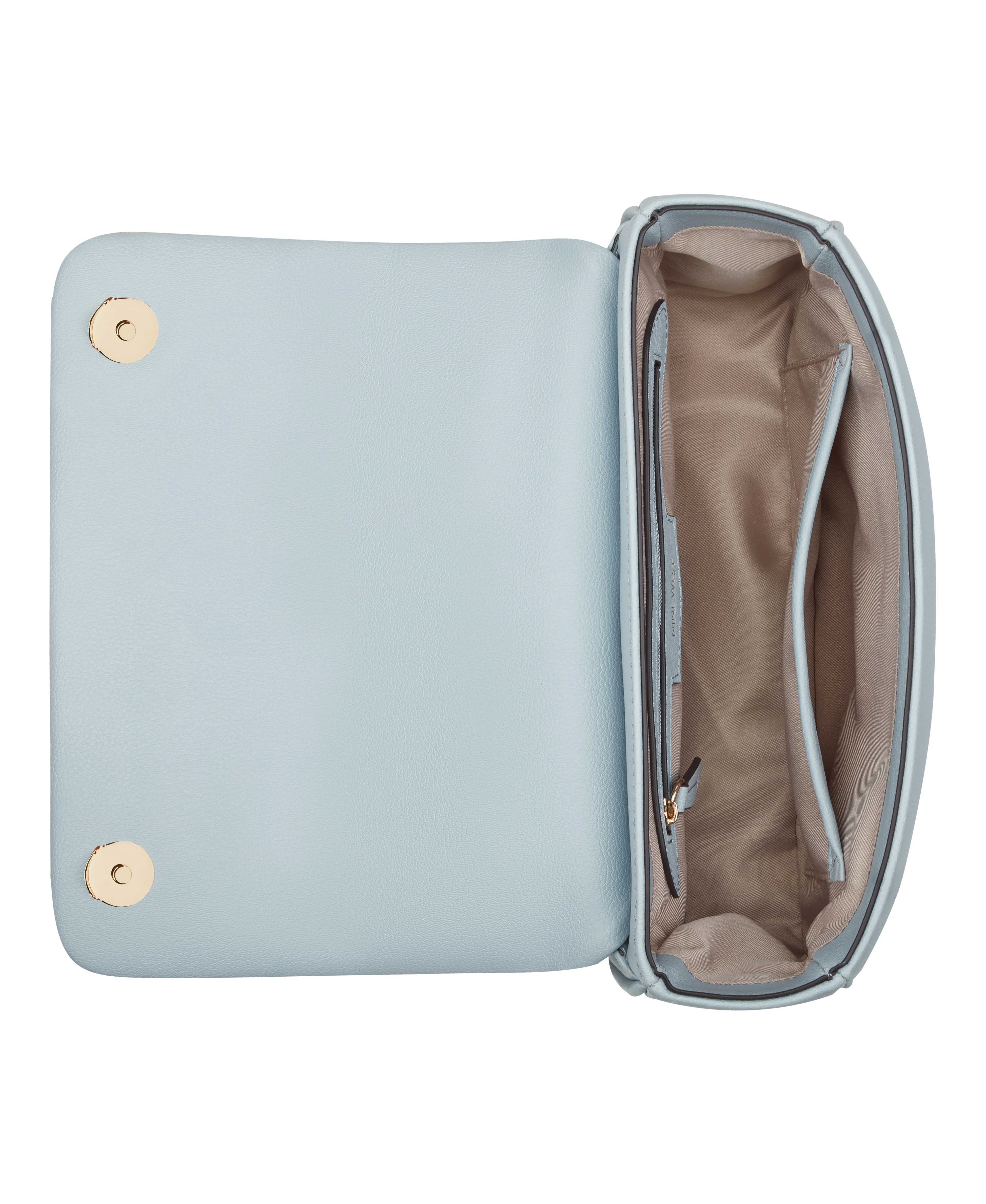 NINE WEST HANDBAGS AZELIE CONVERTIBLE FLAP ICE BLUE - Image 4
