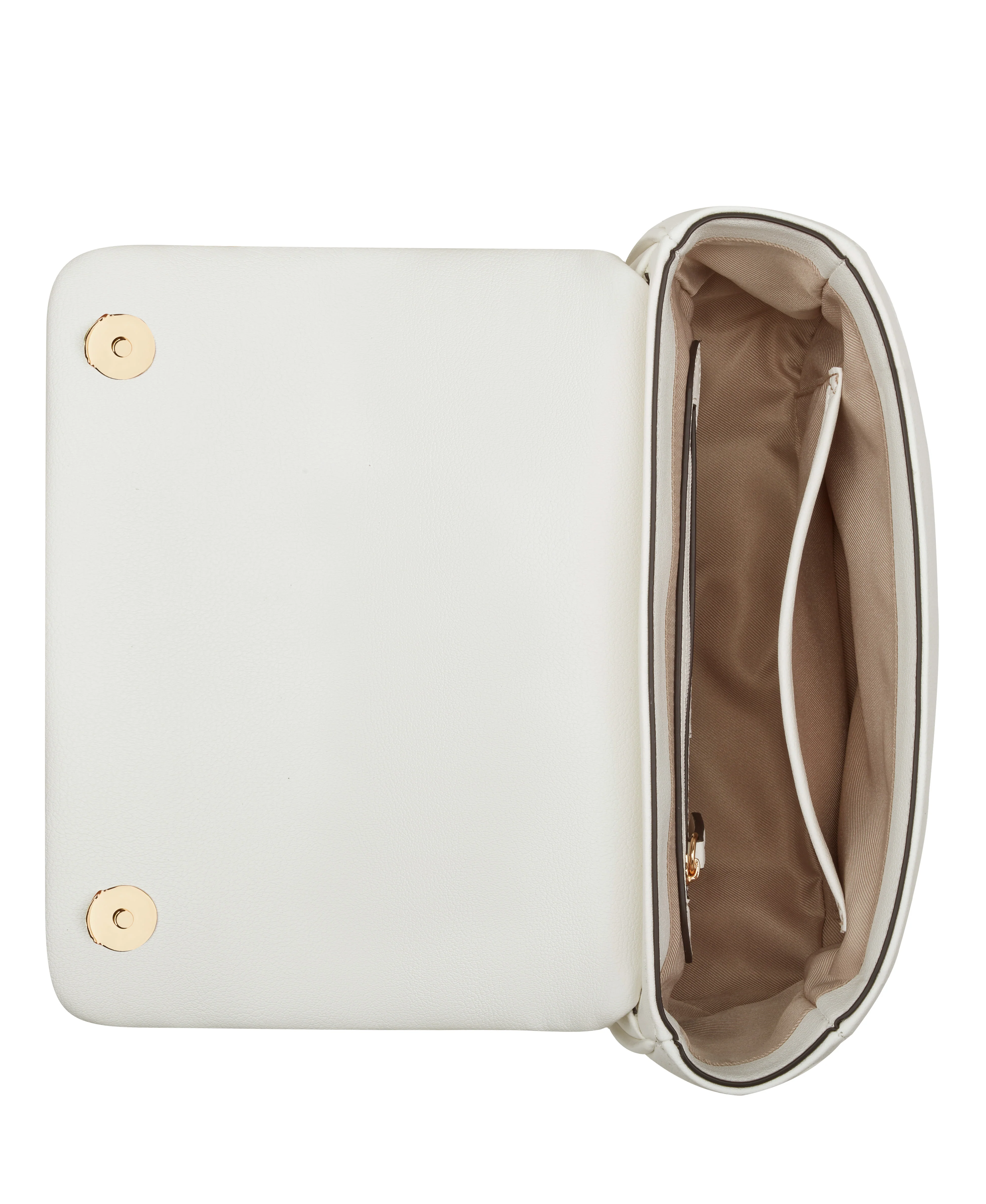 NINE WEST HANDBAGS AZELIE CONVERTIBLE FLAP OPTIC WHITE - Image 4