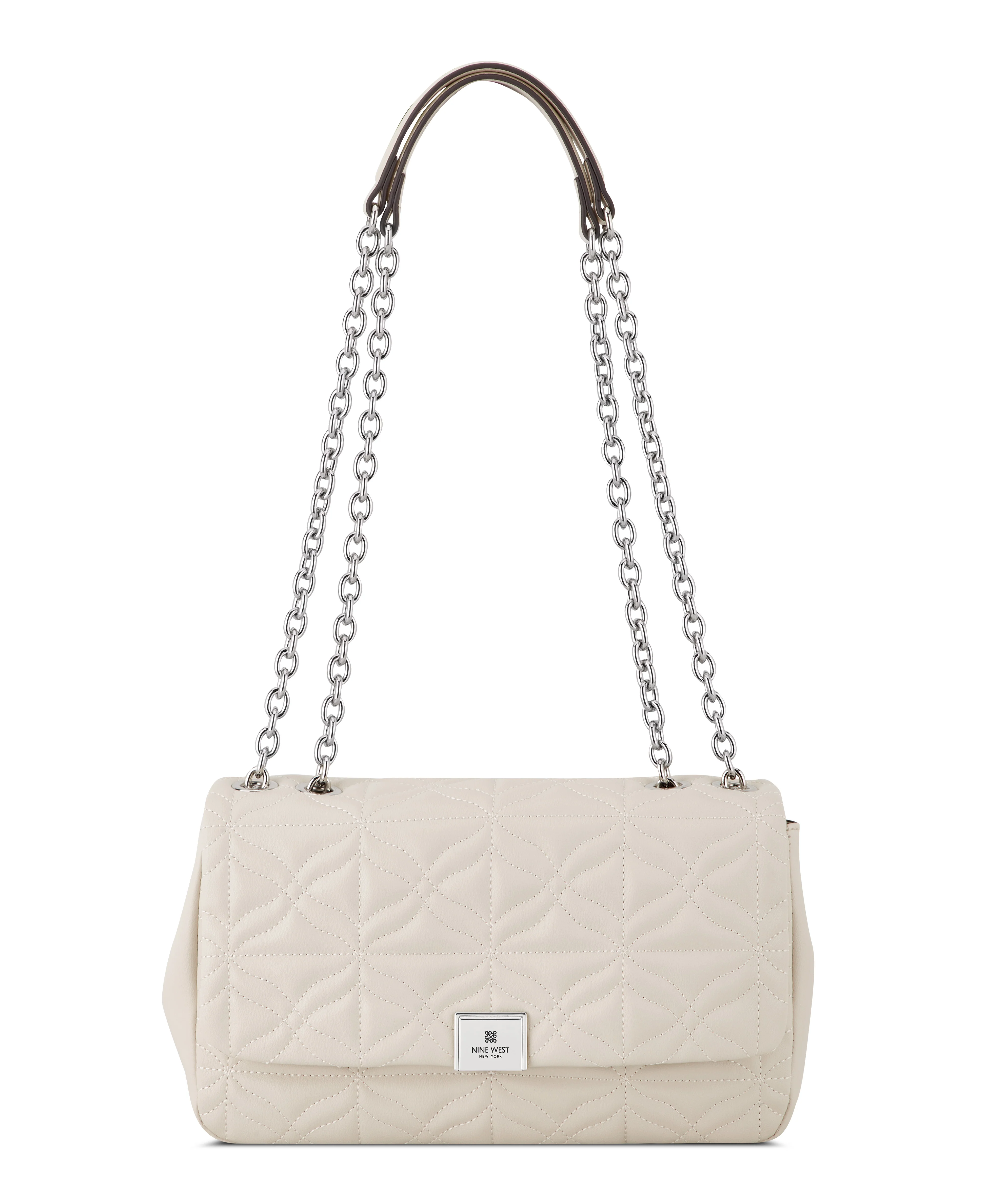NINE WEST HANDBAGS ULMARA CONVERTIBLE XBODY FLAP MILK