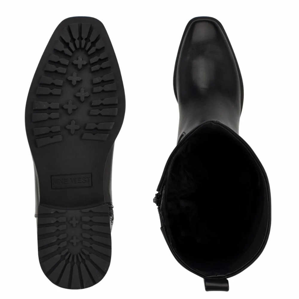 Nine West BLONDY3 BLACK/SATINS PU S10278 - Image 5
