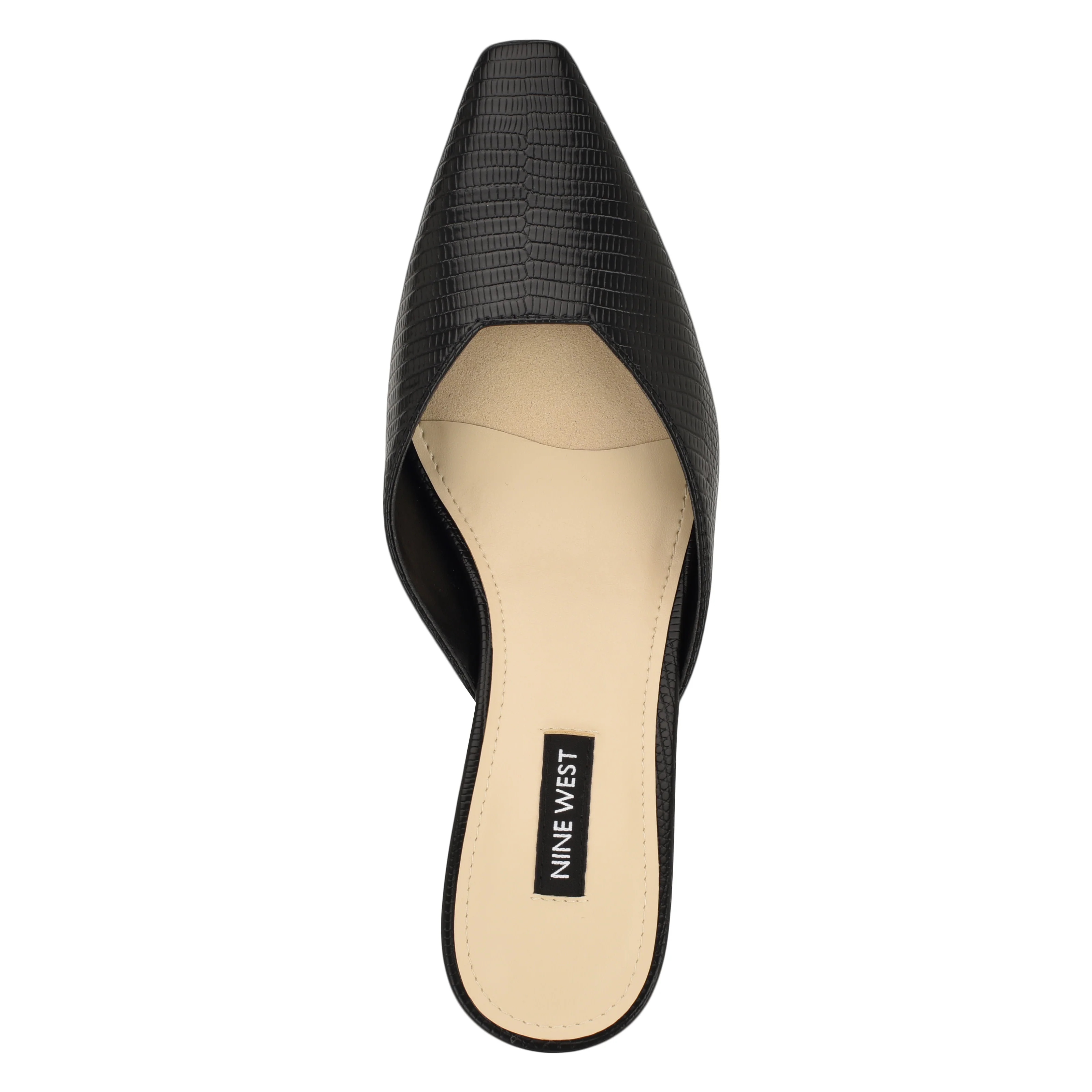 NINE WEST CAMENLA3 BLACK/SHINY LIZARD PU2056/2 - Image 5