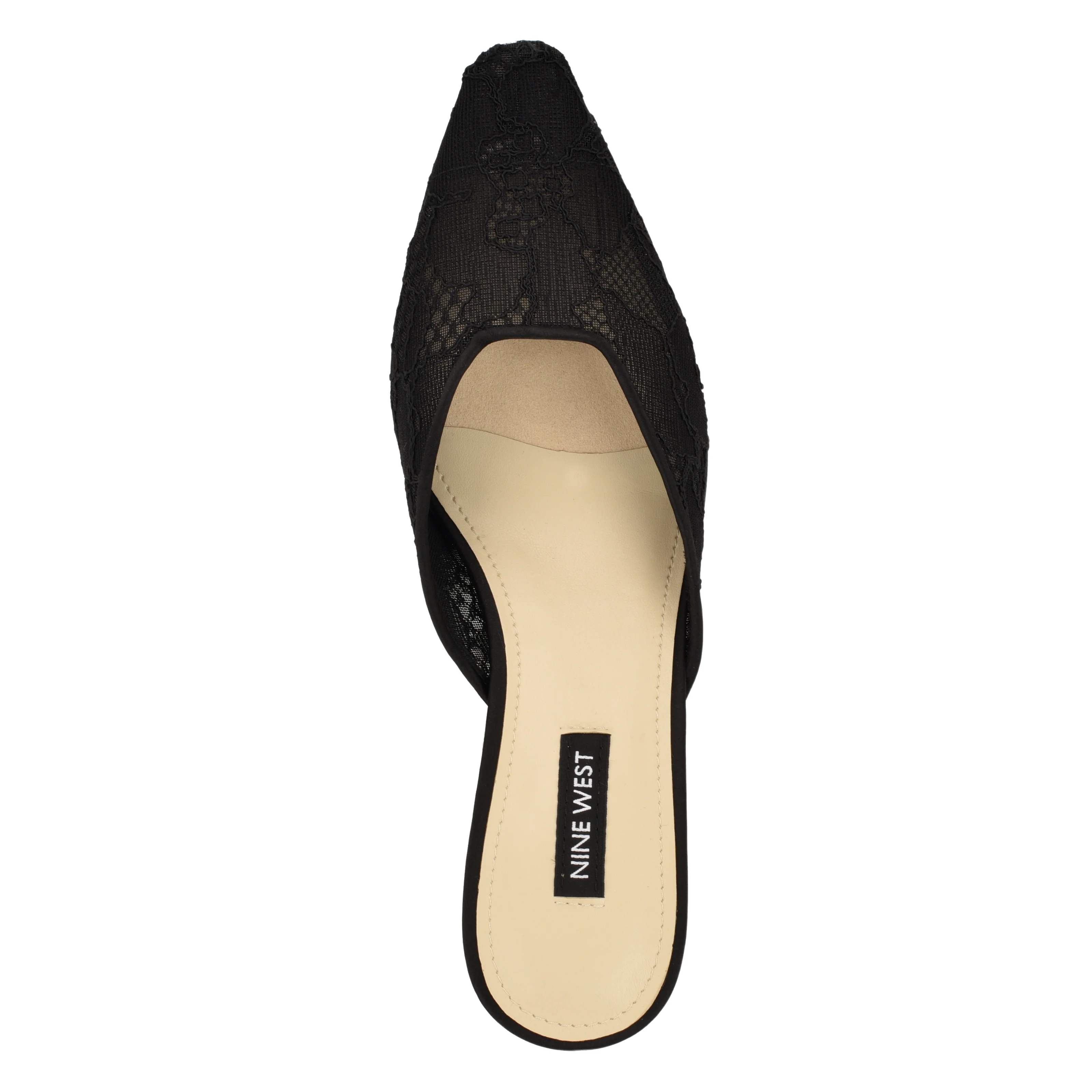 NINE WEST CAMENLANP2 BLACK BLACK/BLACK/LACE MESH HN - Image 5
