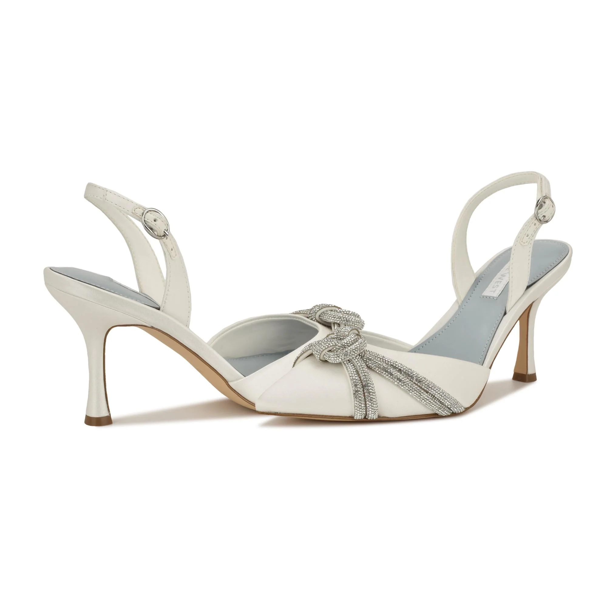 Nine West DEBY7 WHITE/ELEGANT LUX SATIN VF - Image 6