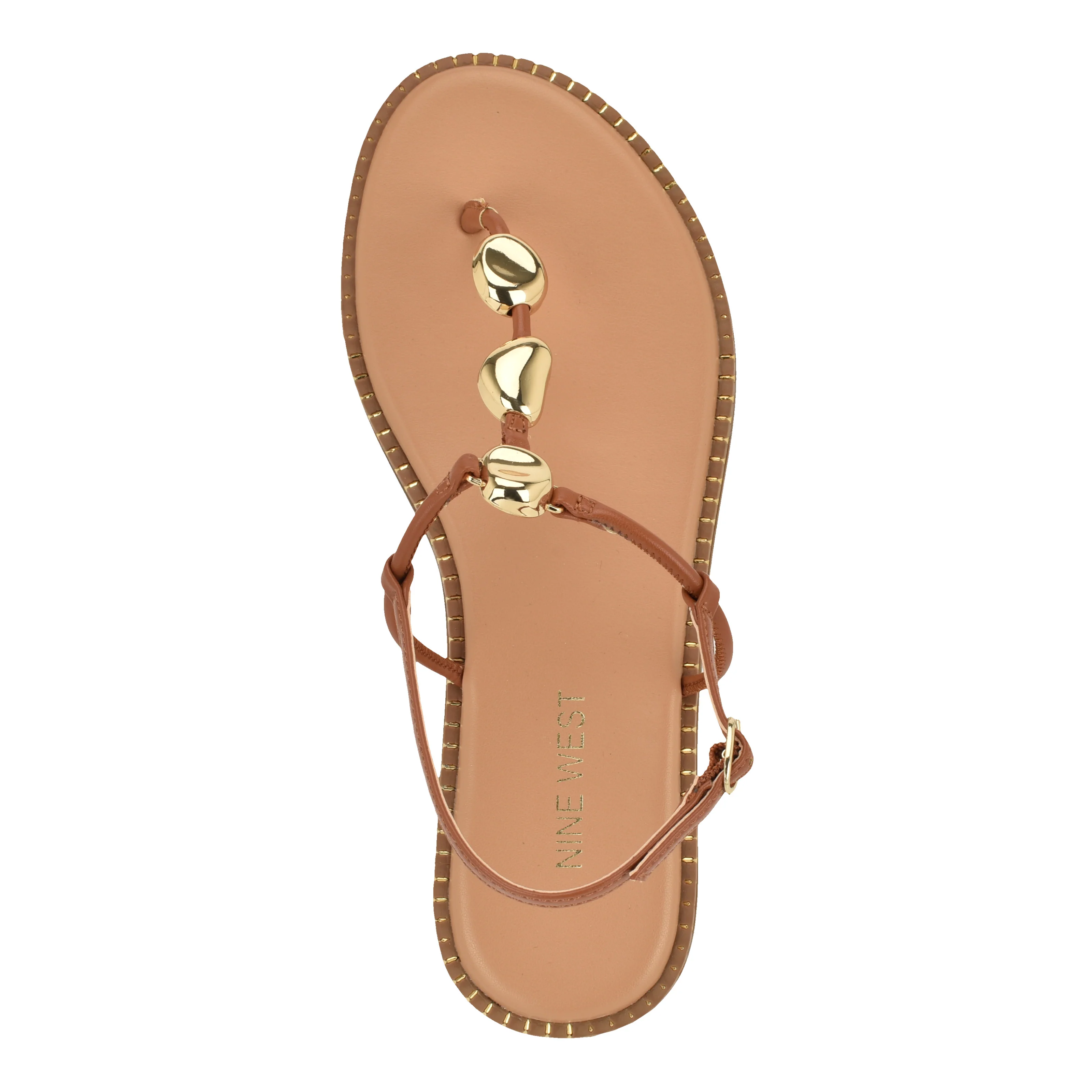 NINE WEST DERIKA3 BROWN89756/SHINY SUPER NAPPA - Image 5