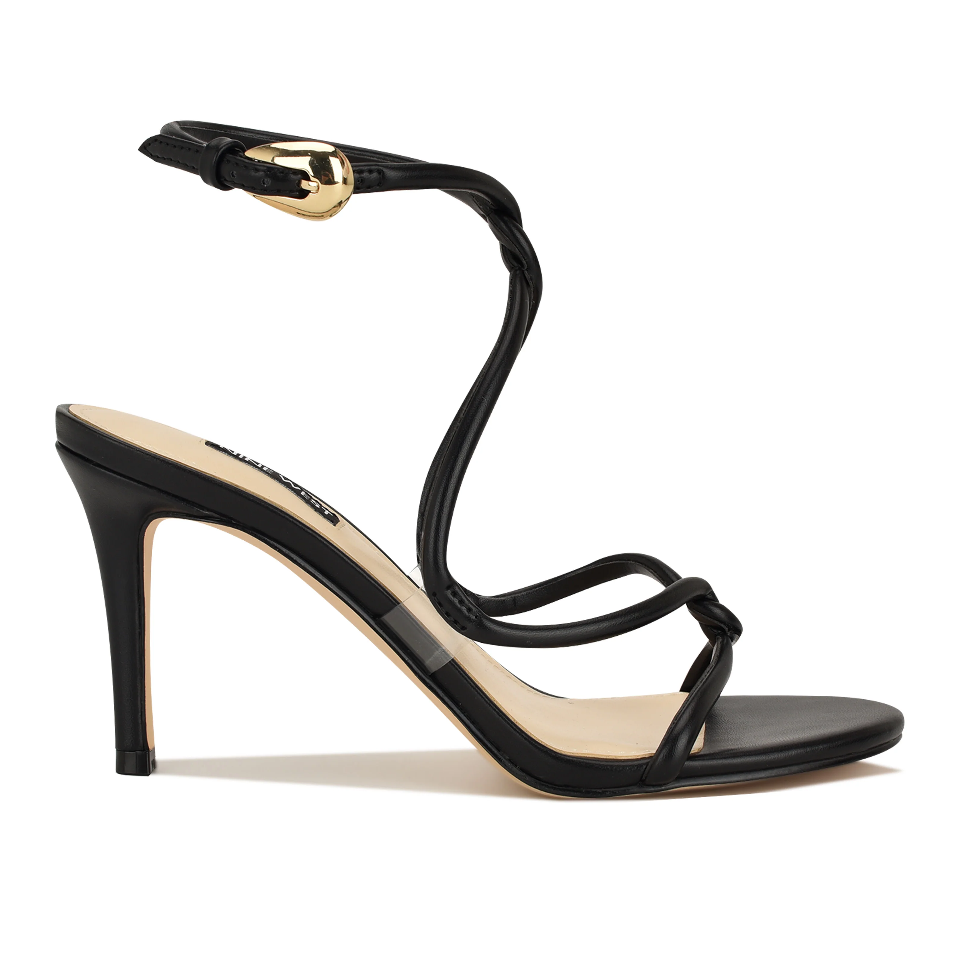 NINE WEST EMERILA3 BLACK/CLEAR/SUPER NAPPA PU/1.2