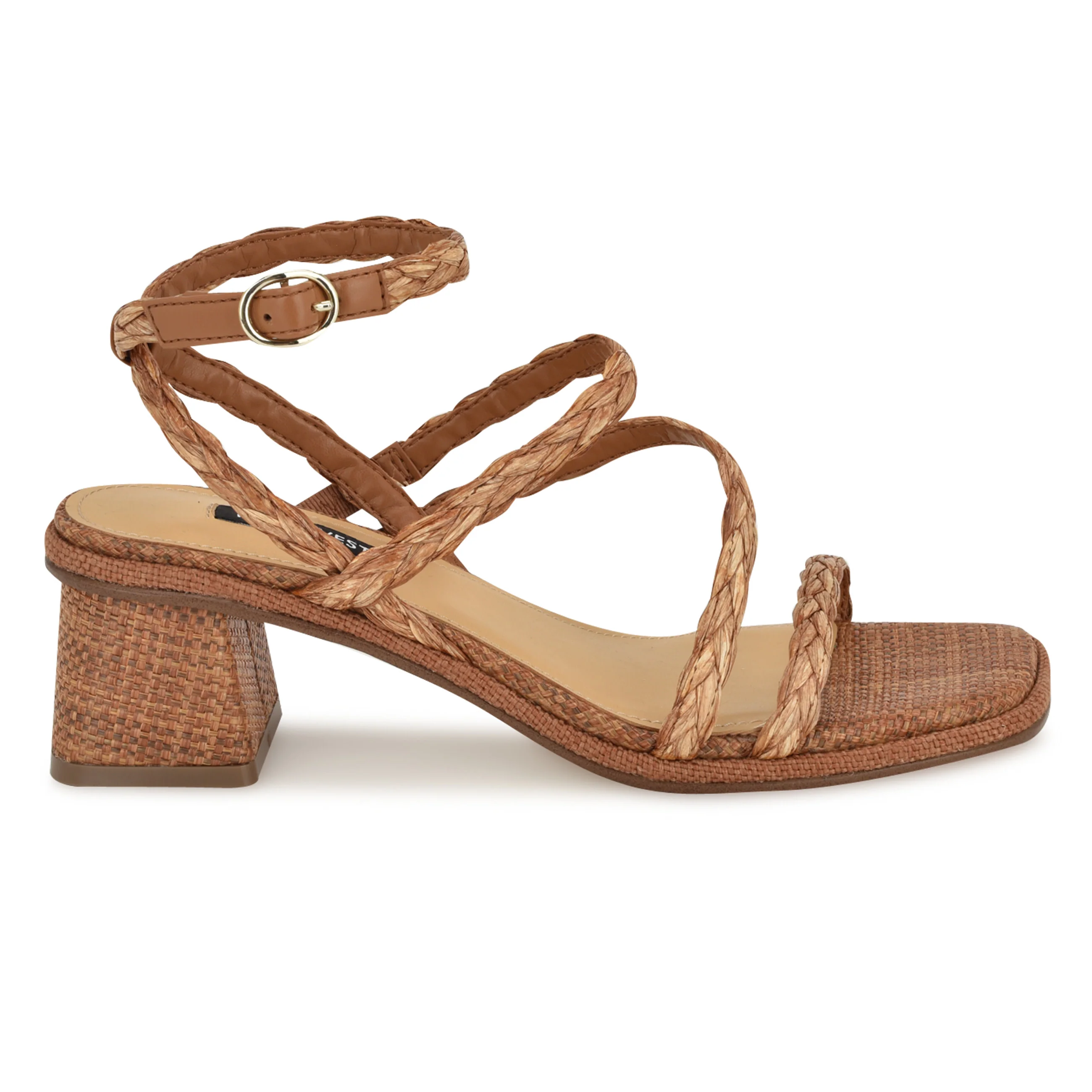 NINE WEST EMOLLY3 DK BROWN237/QY AUG/31WOVEN RAF