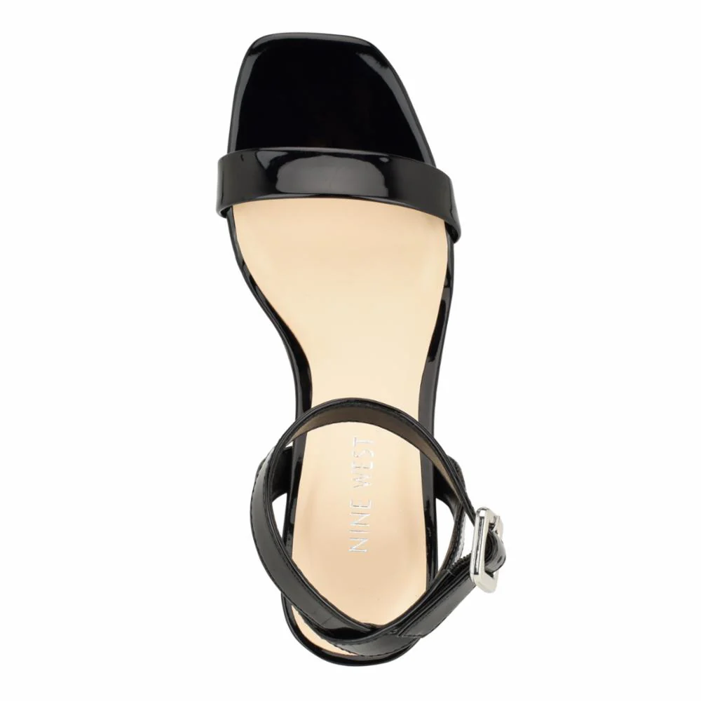 Nine West GENDA3 BLACK/JC PATENT PU - Image 4