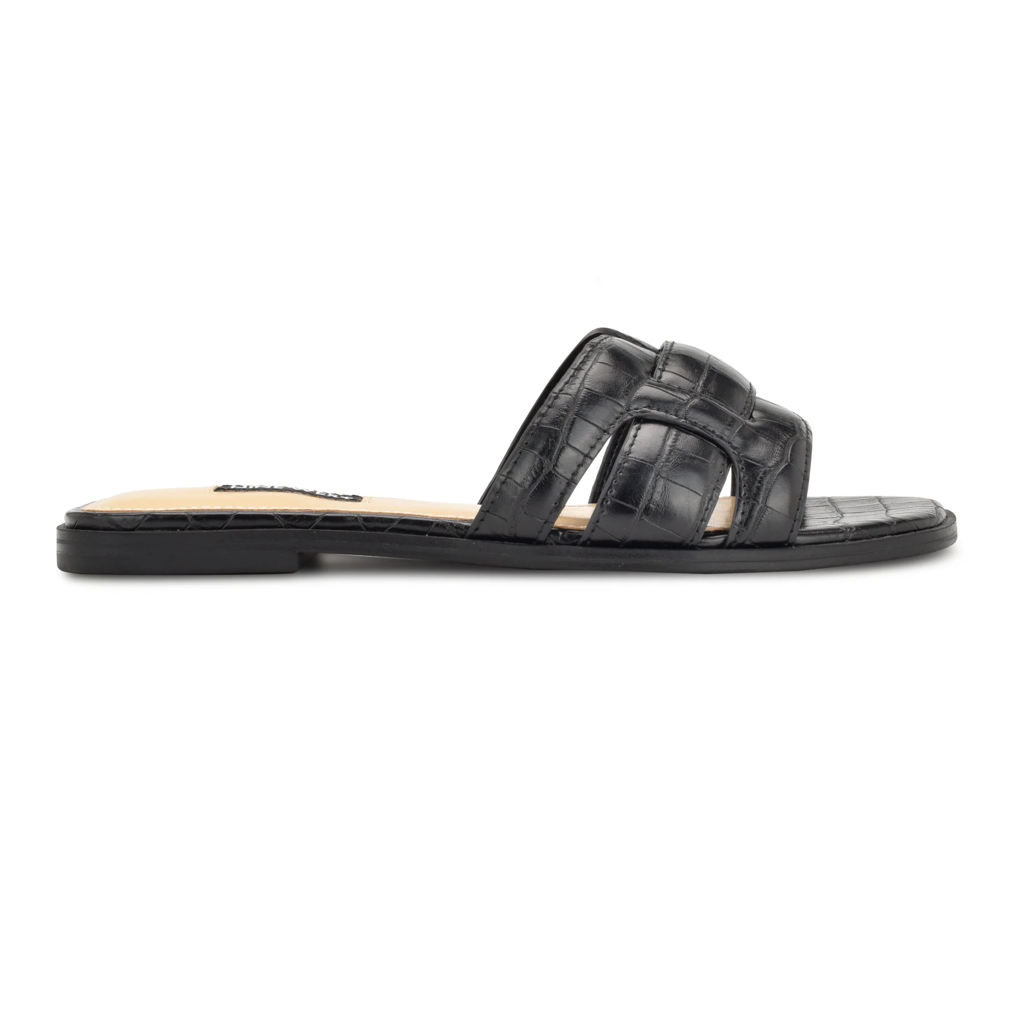 NINE WEST GERMANI3 BLACK/VENICE CROCO PU XK/R244