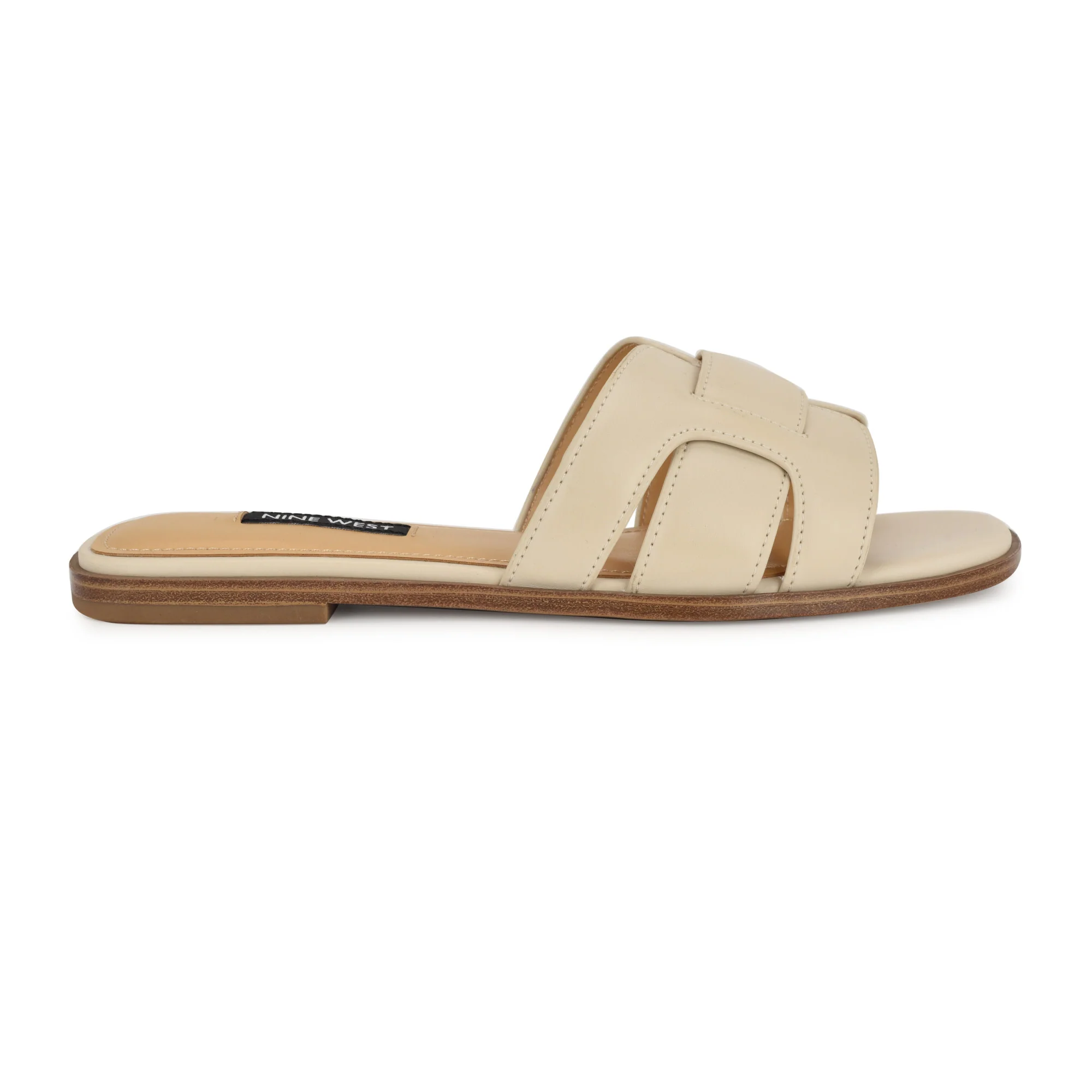 NINE WEST GERMANI3 CHIC CREAM/NEW BURNISHED PU RA