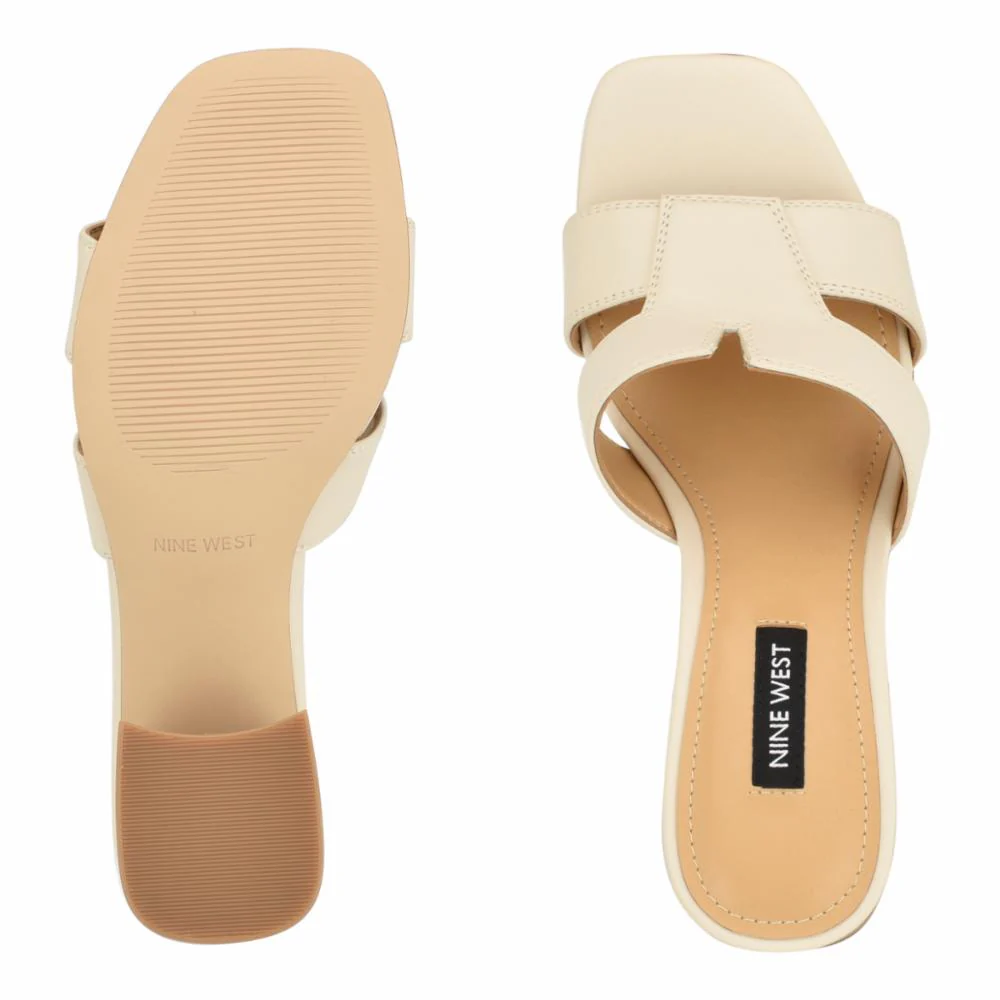 Nine West GRISELDA3 CHIC CREAM/NEW BURNISHED PU - Image 5