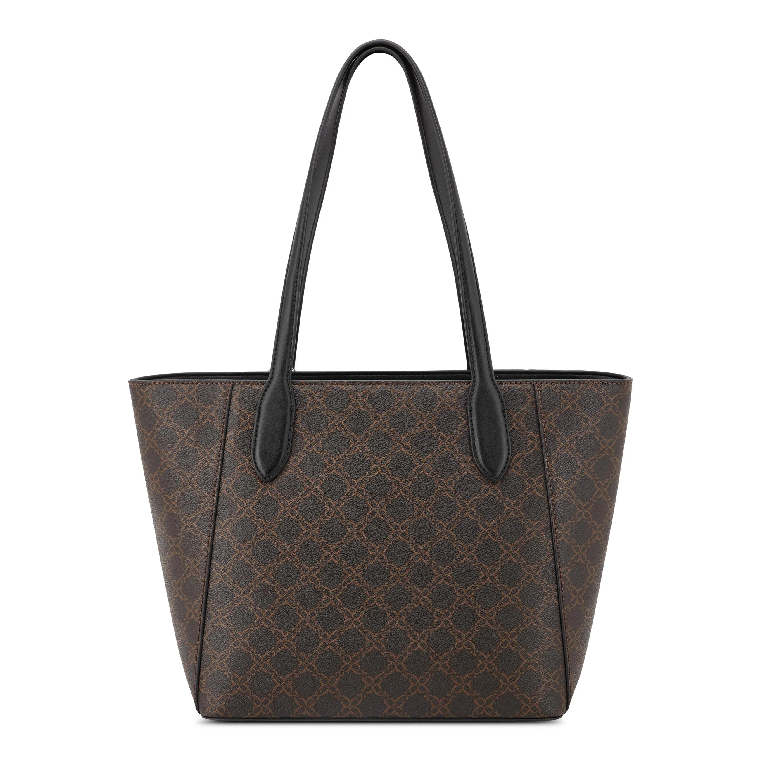 Nine West Handbags ADELINE TOTE BROWN LOGO/BLACK - Image 2
