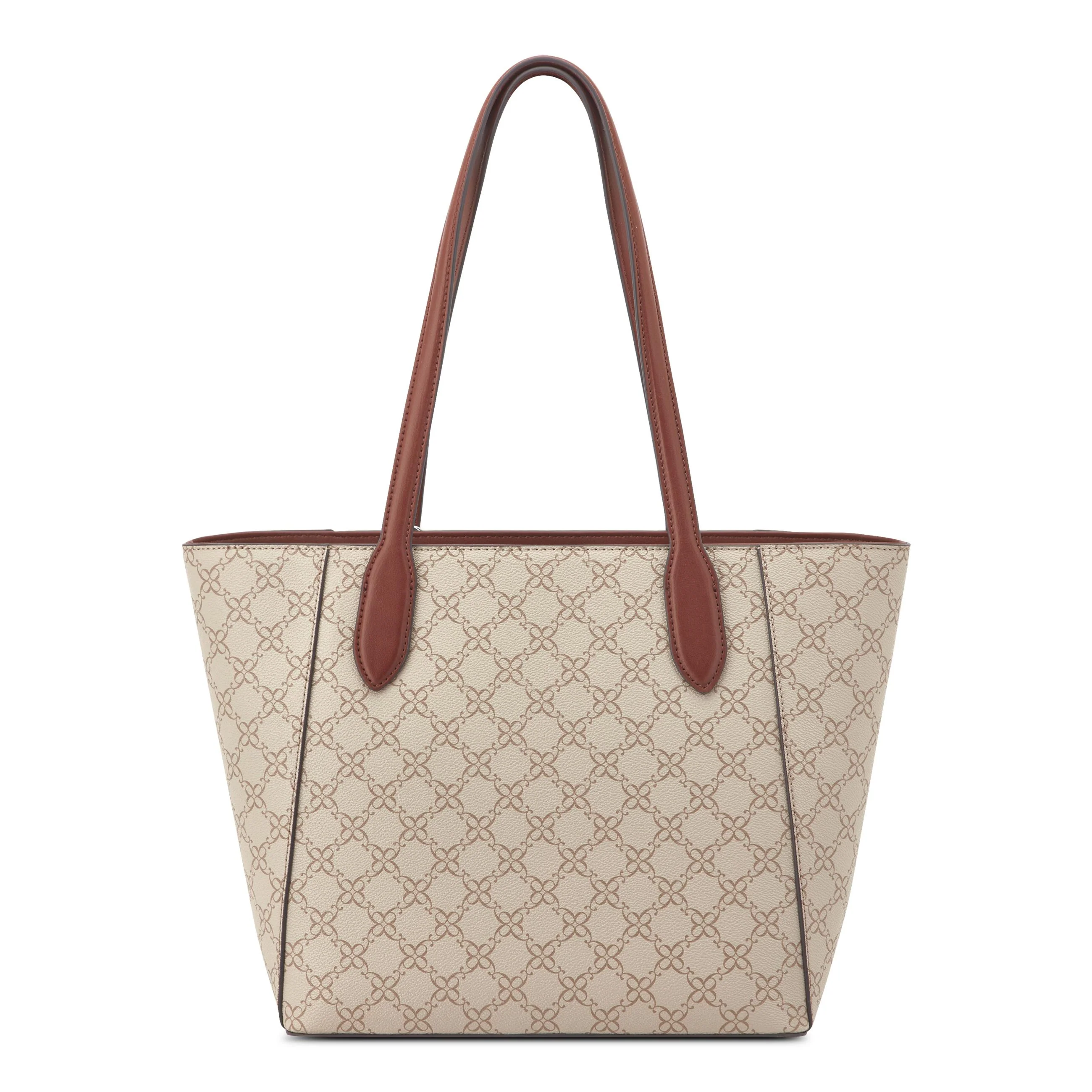 Nine West Handbags ADELINE TOTE MUSHROOM LOGO/ MAHOGANY - Image 2
