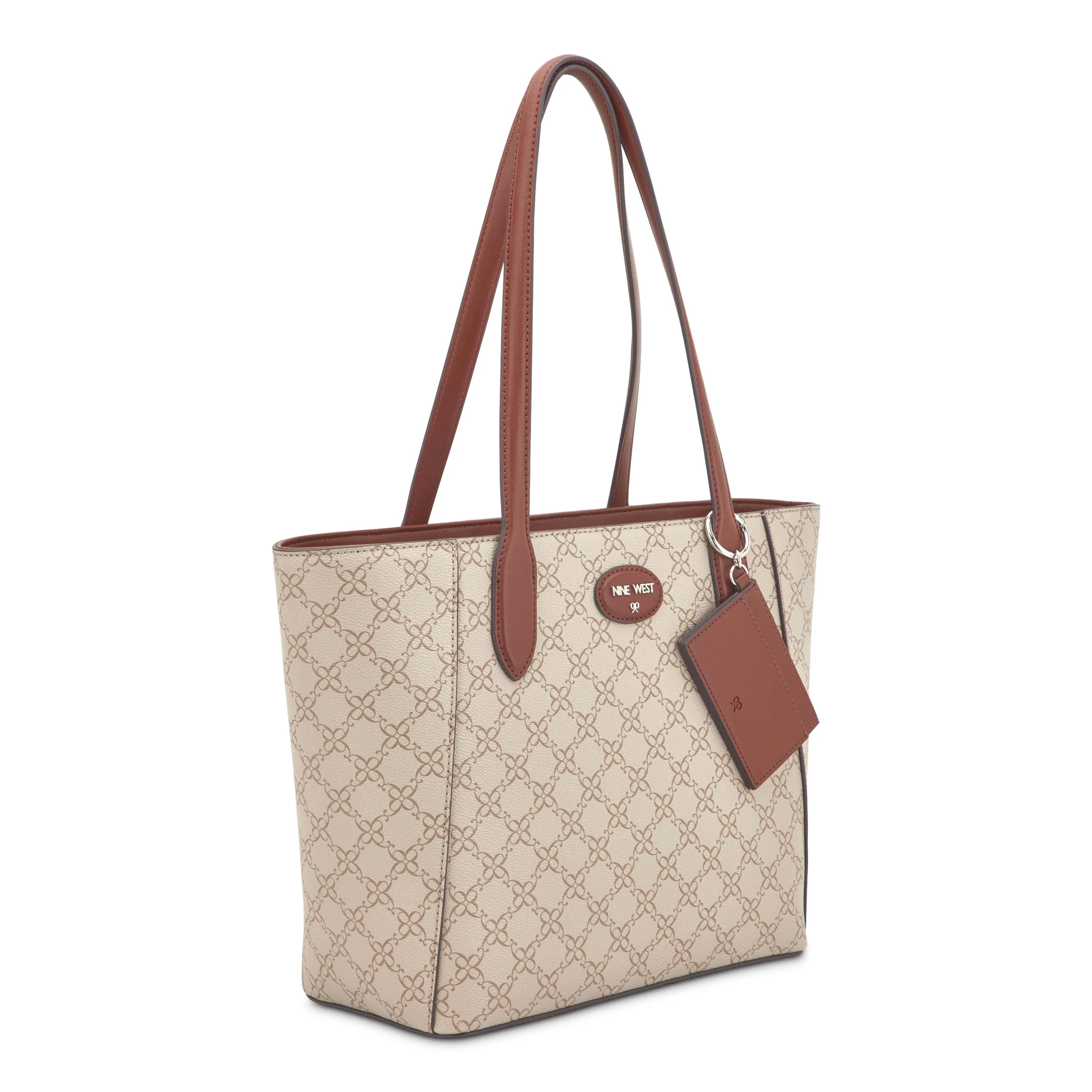 Nine West Handbags ADELINE TOTE MUSHROOM LOGO/ MAHOGANY - Image 3