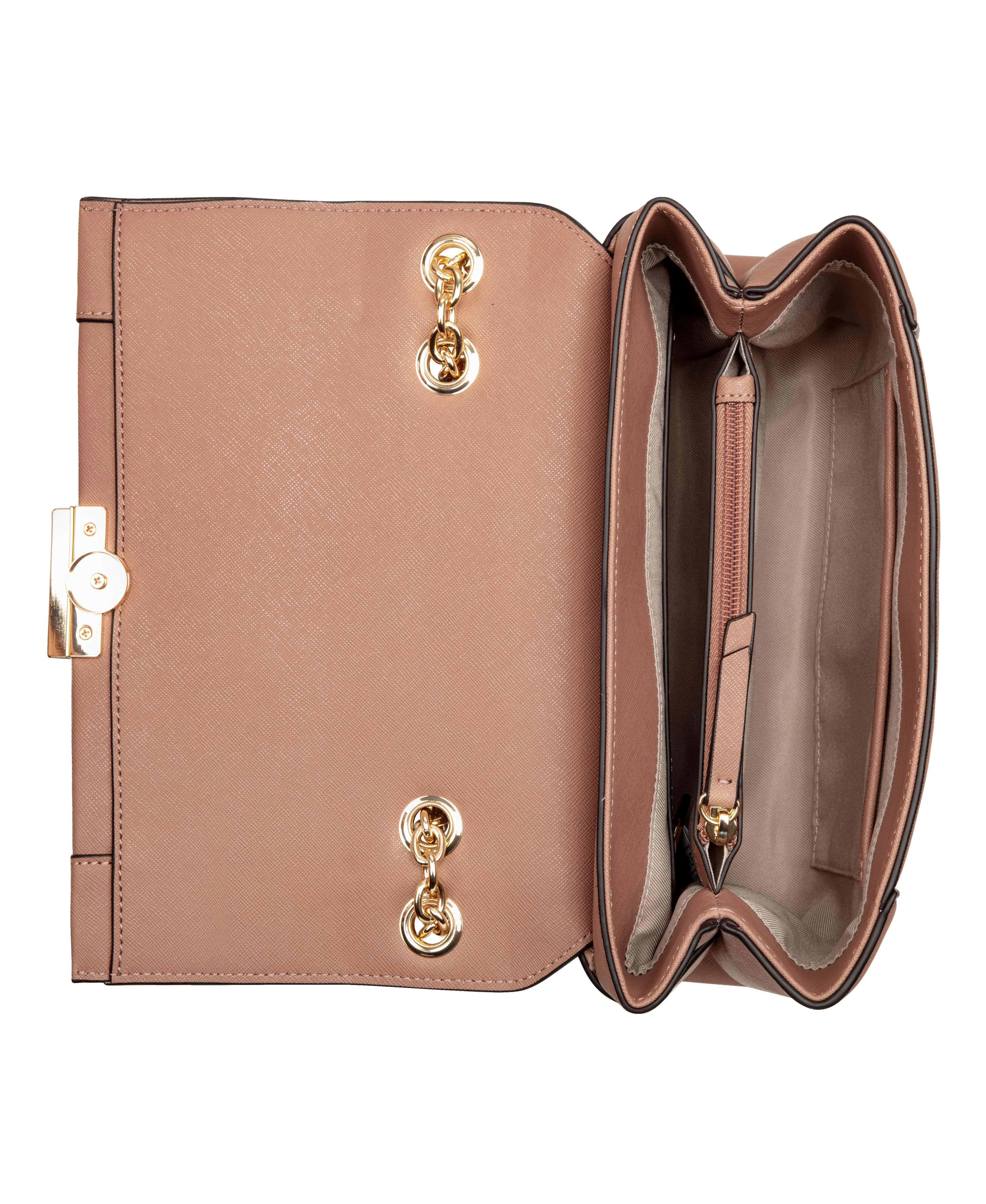 Nine West Handbags ANNICA CONVERTIBLE XBODY FLAP CLAY - Image 4