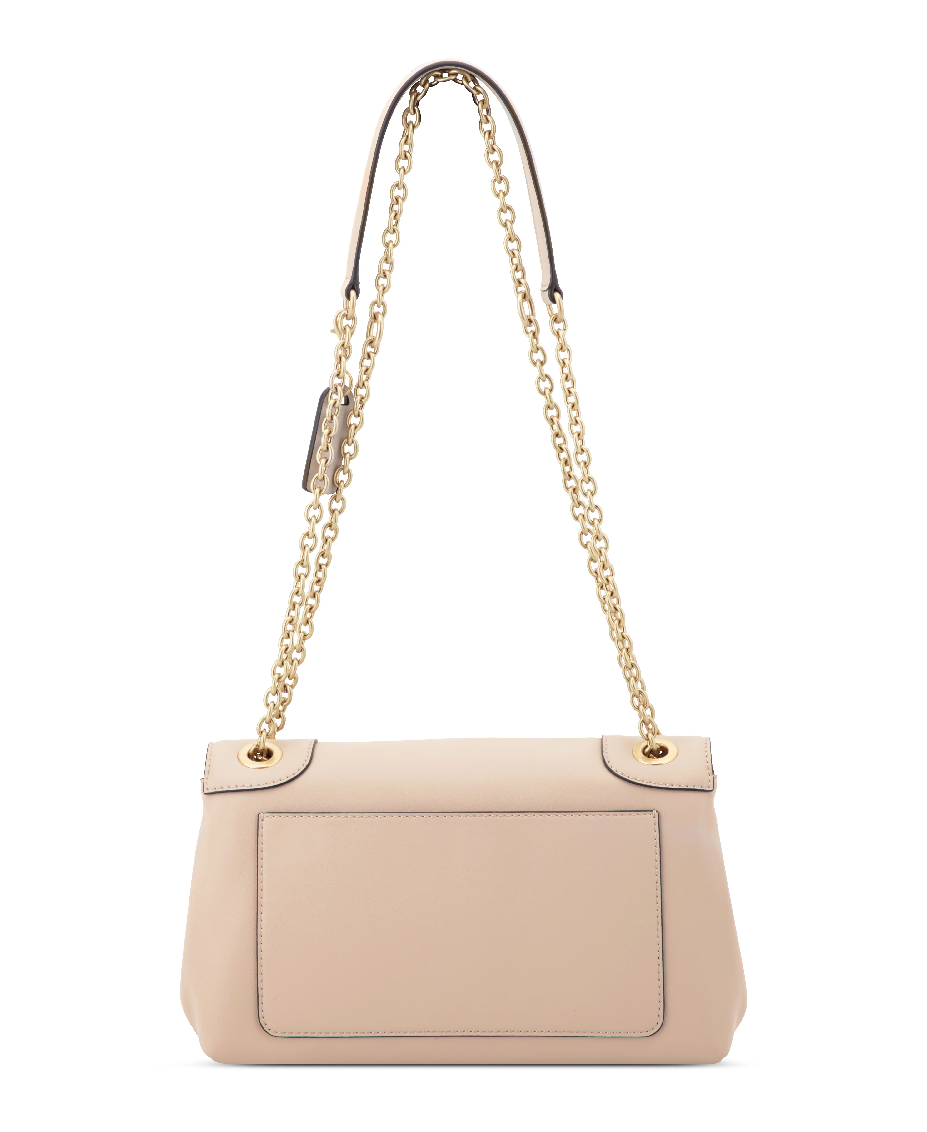 NINE WEST HANDBAGS ARPANA LEATHER CONVERTIBLE XBODY FLAP FAWN - Image 3