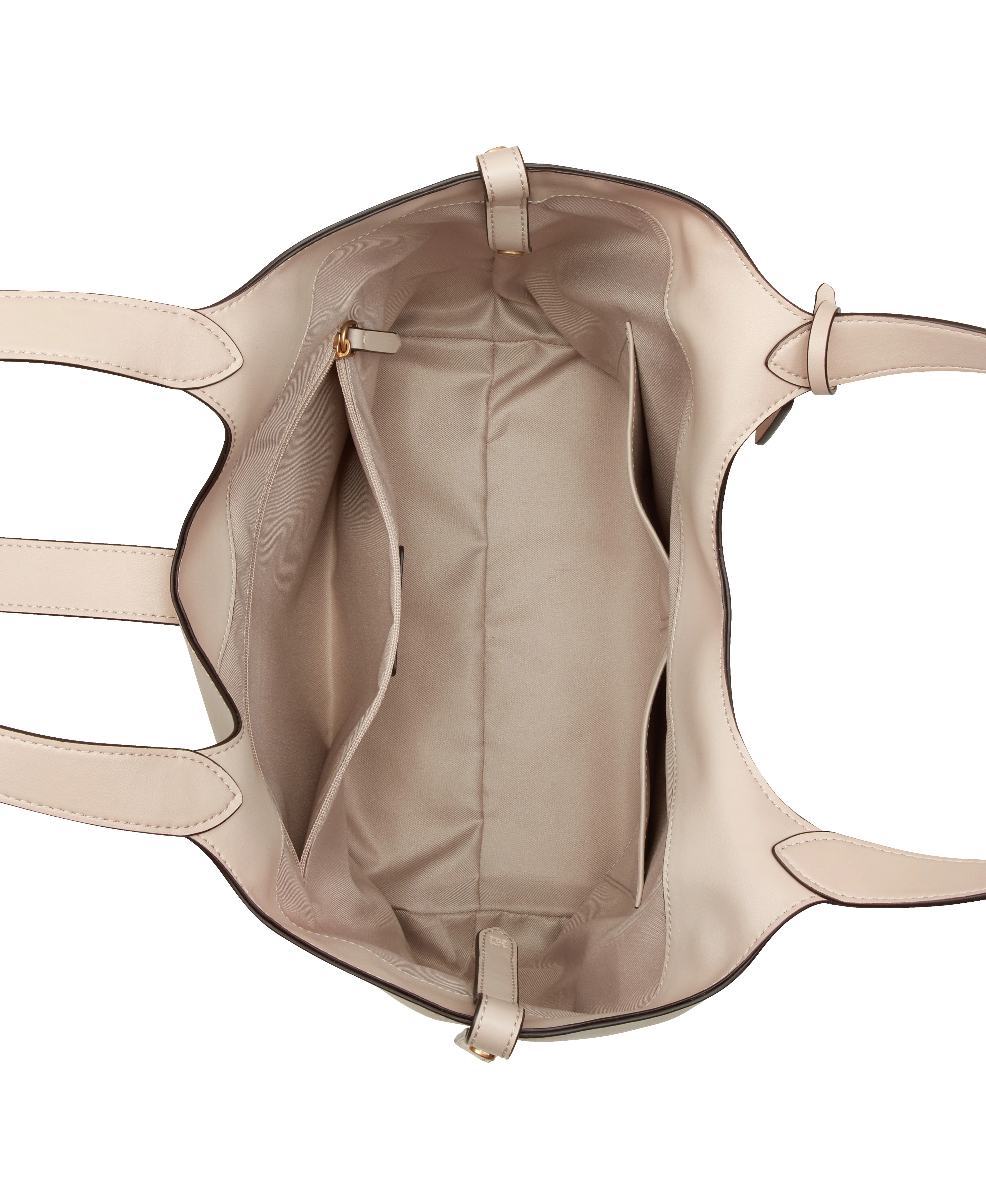 NINE WEST HANDBAGS ARPANA LEATHER TOTE FAWN - Image 4