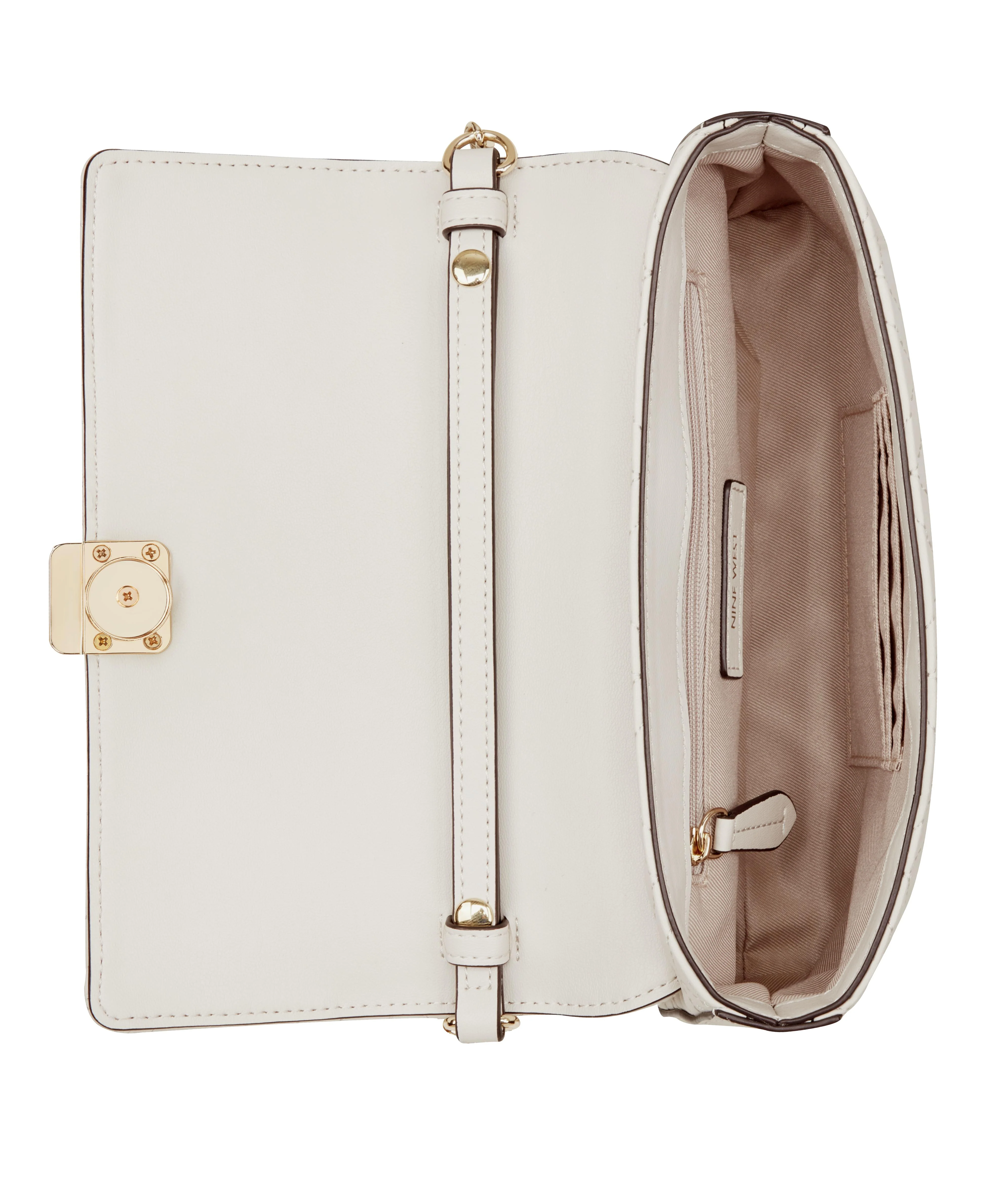 Nine West Handbags BLAIS FLAP SHOULDER BAG MILK - Image 4