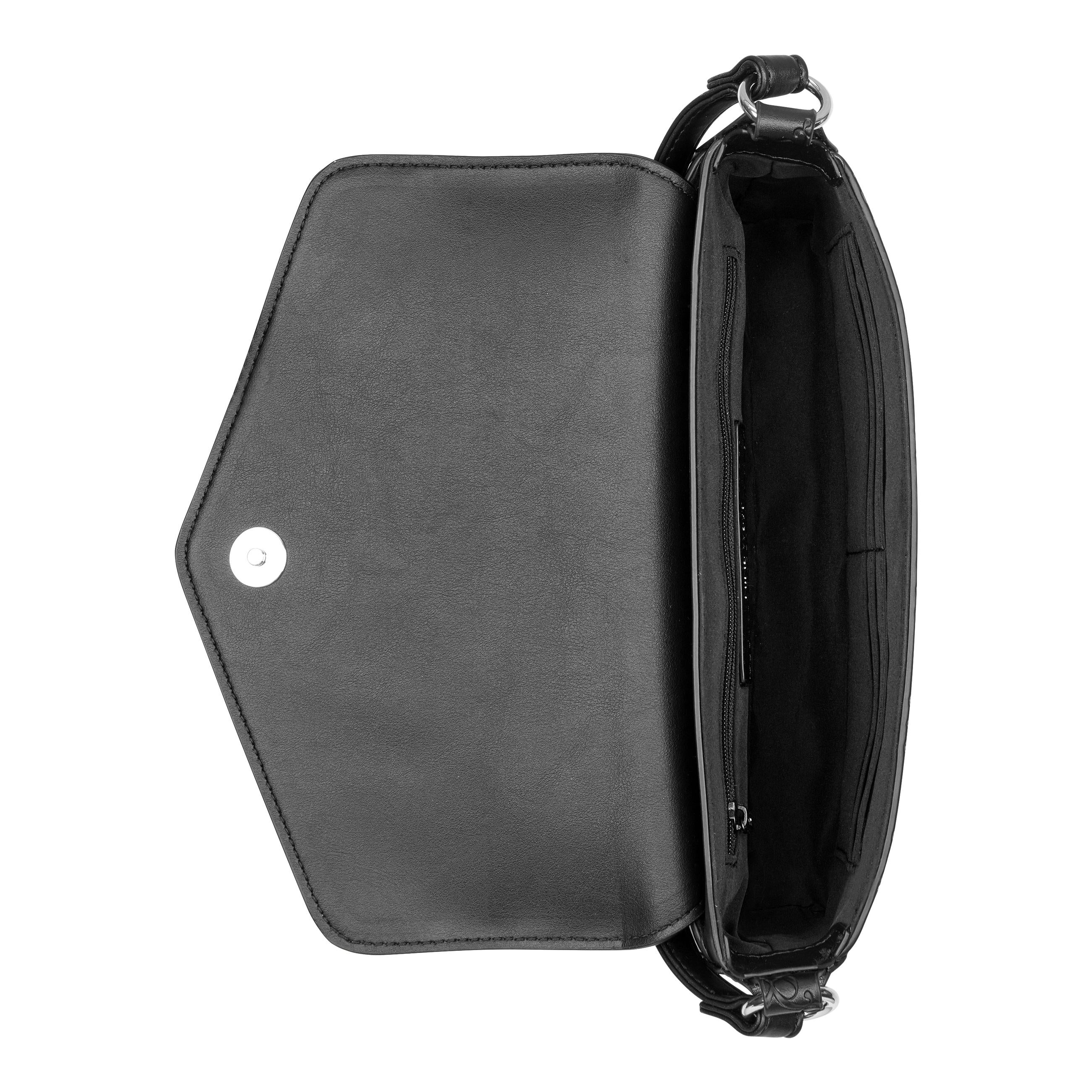 Nine West Handbags BOWIE MINI FLAP CROSSBODY BLACK - Image 5