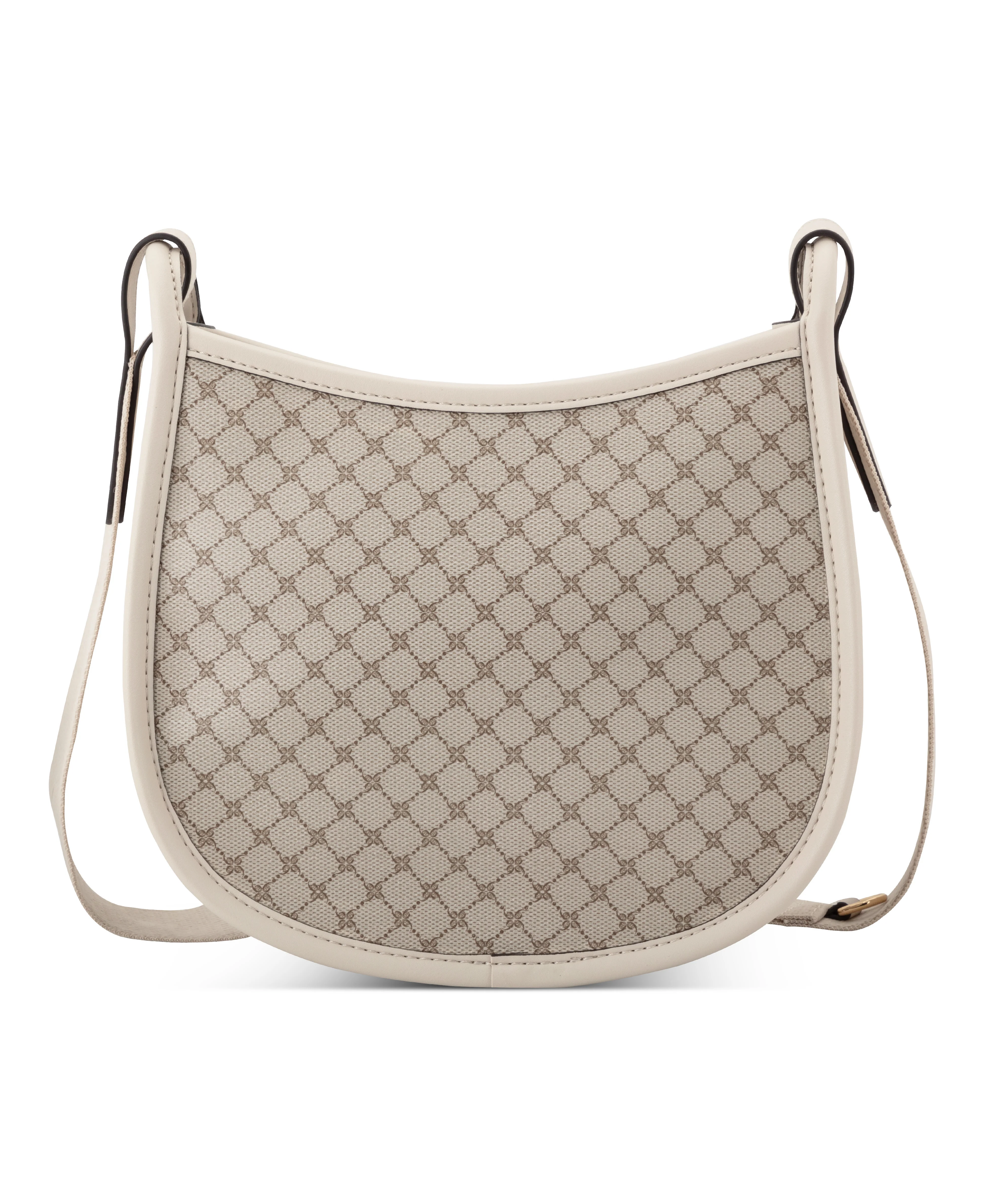 NINE WEST HANDBAGS CALLIOPE SMALL CROSSBODY MUSHROOM LOGO/MILK - Image 3
