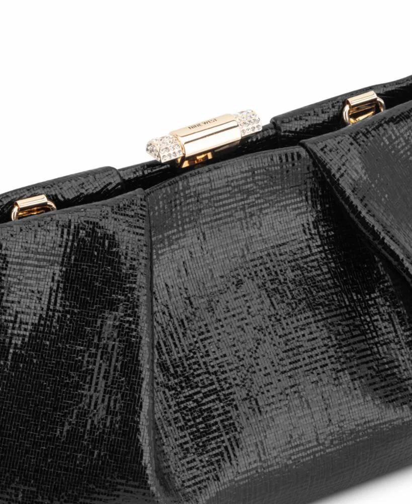 Nine West Handbags CRAMER CONVERTIBLE CLUTCH BLACK - Image 4