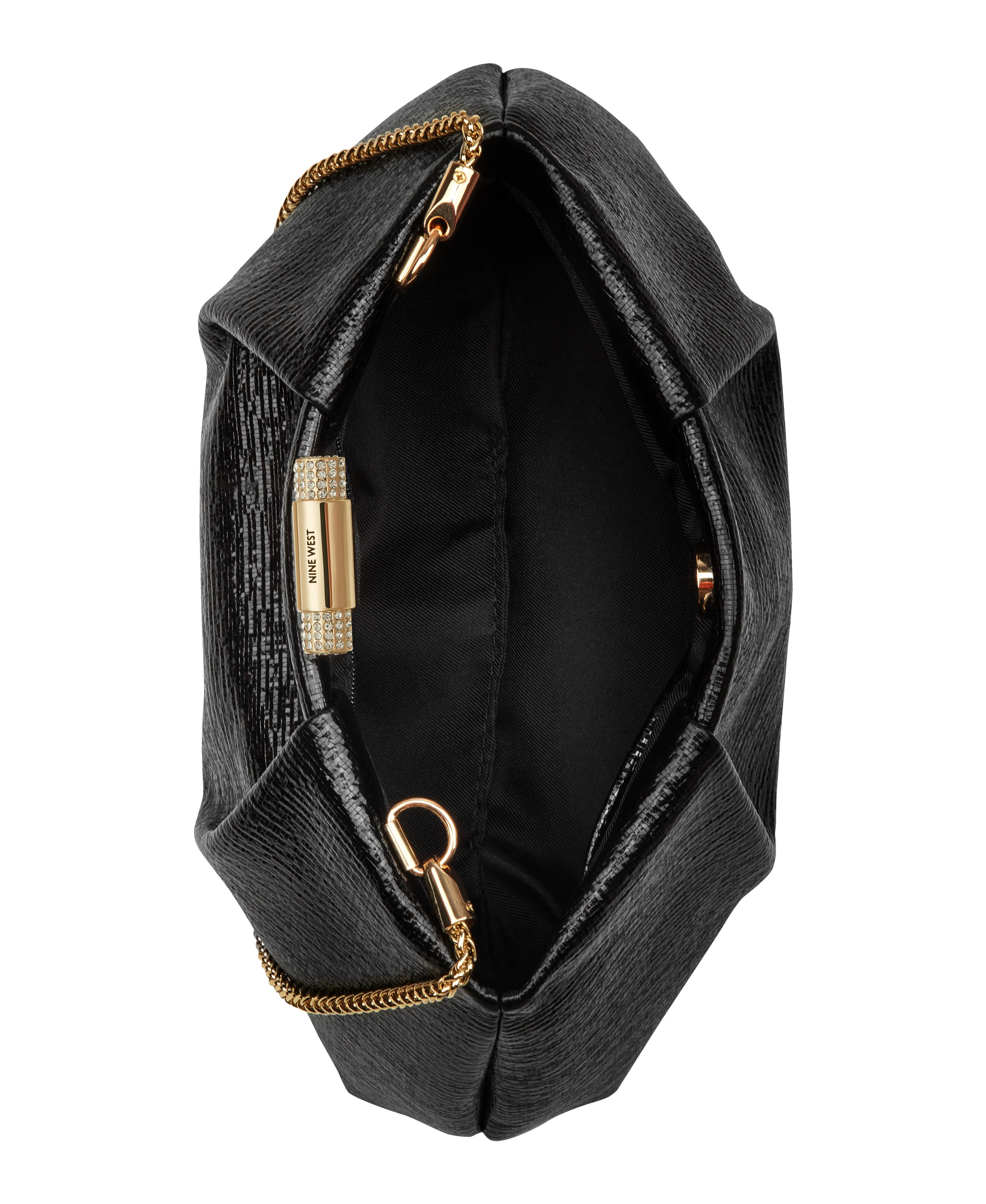 Nine West Handbags CRAMER CONVERTIBLE CLUTCH BLACK - Image 5
