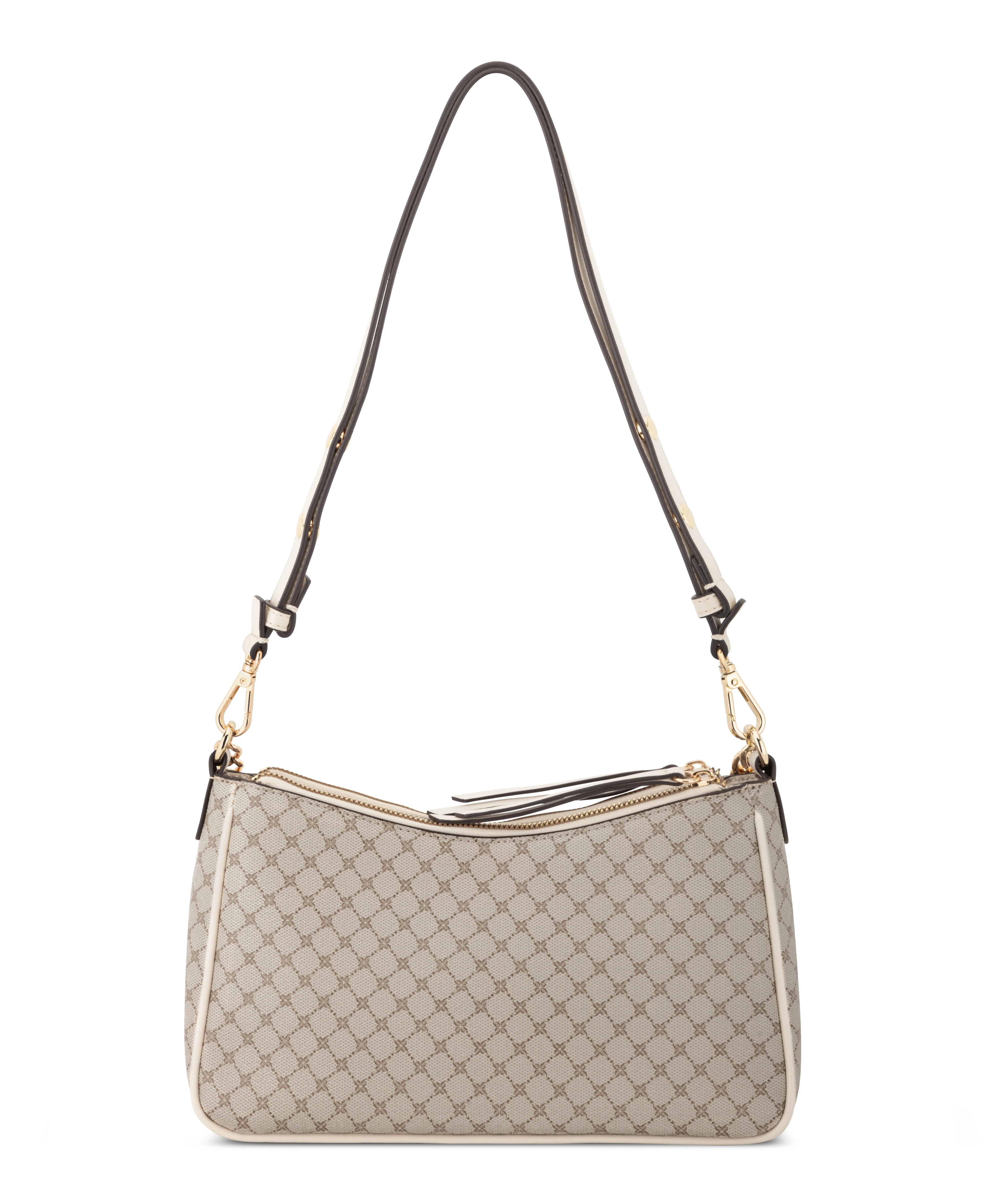 NINE WEST HANDBAGS DENZIELLE CONVERTIBLE SHOULDER MUSHROOM LOGO/MILK - Image 3
