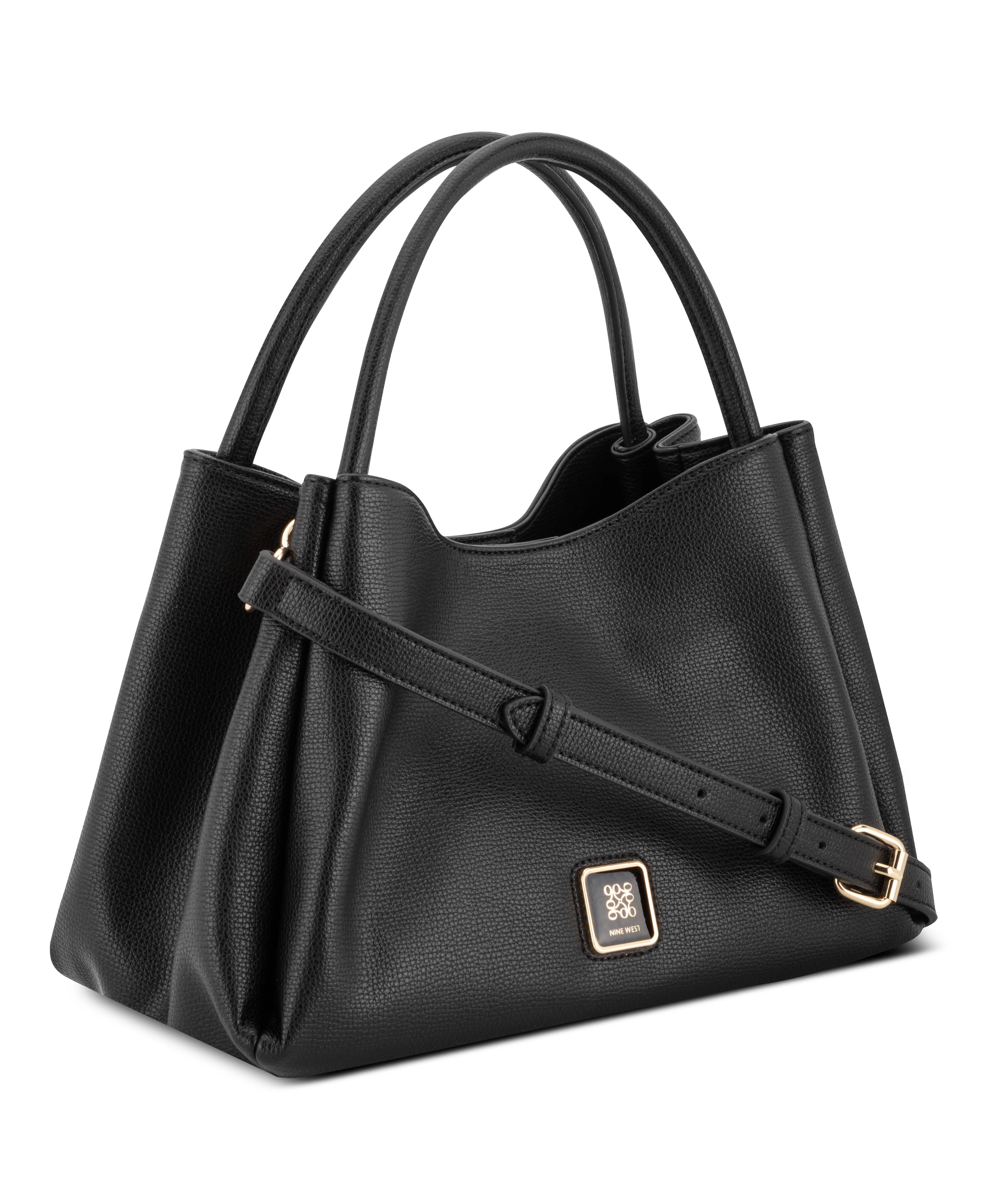 NINE WEST HANDBAGS DORSEY SATCHEL BLACK - Image 2
