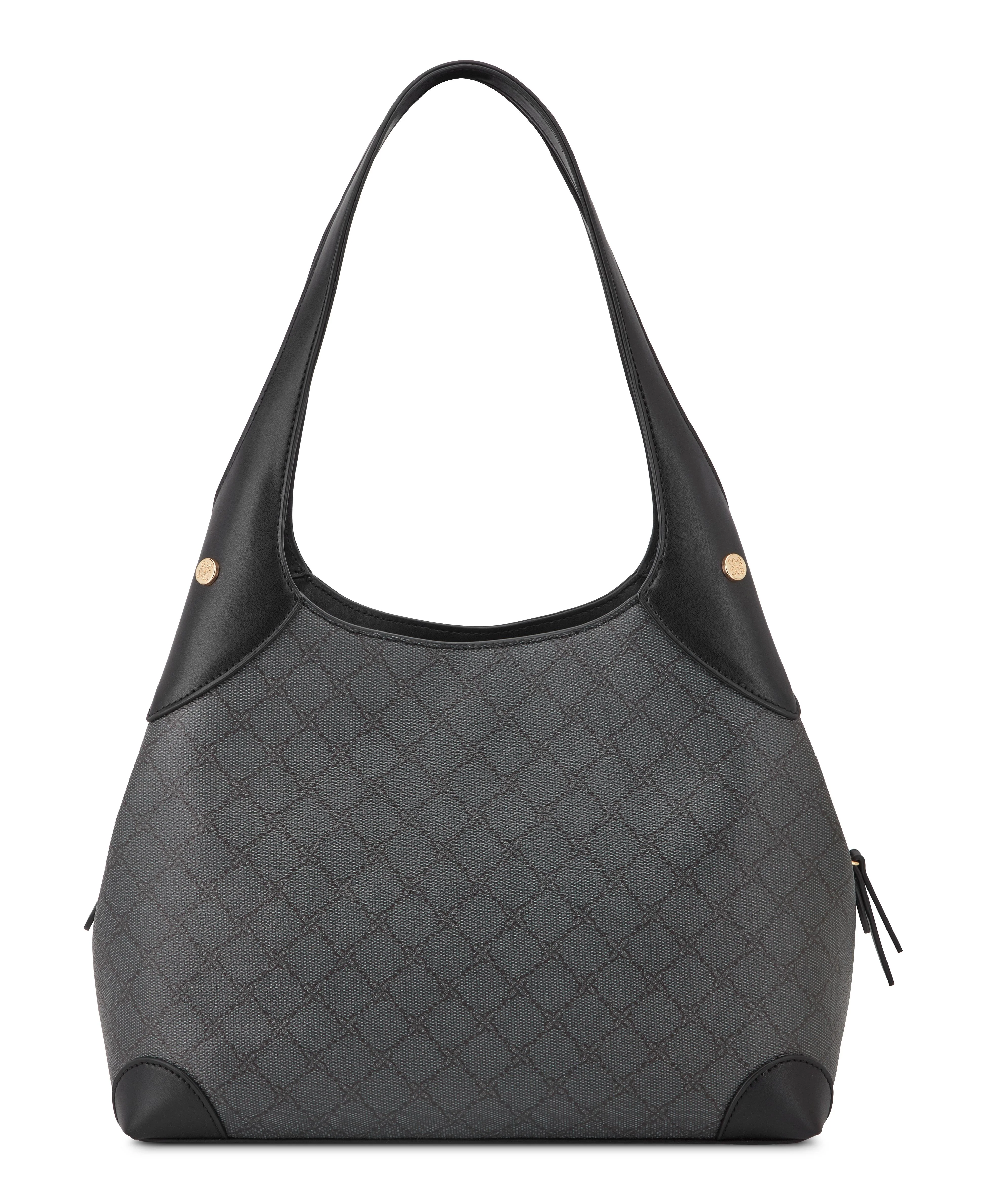 Nine West Handbags EAMON 3 COMP SHOULDER BAG ONYX LOGO - Image 3