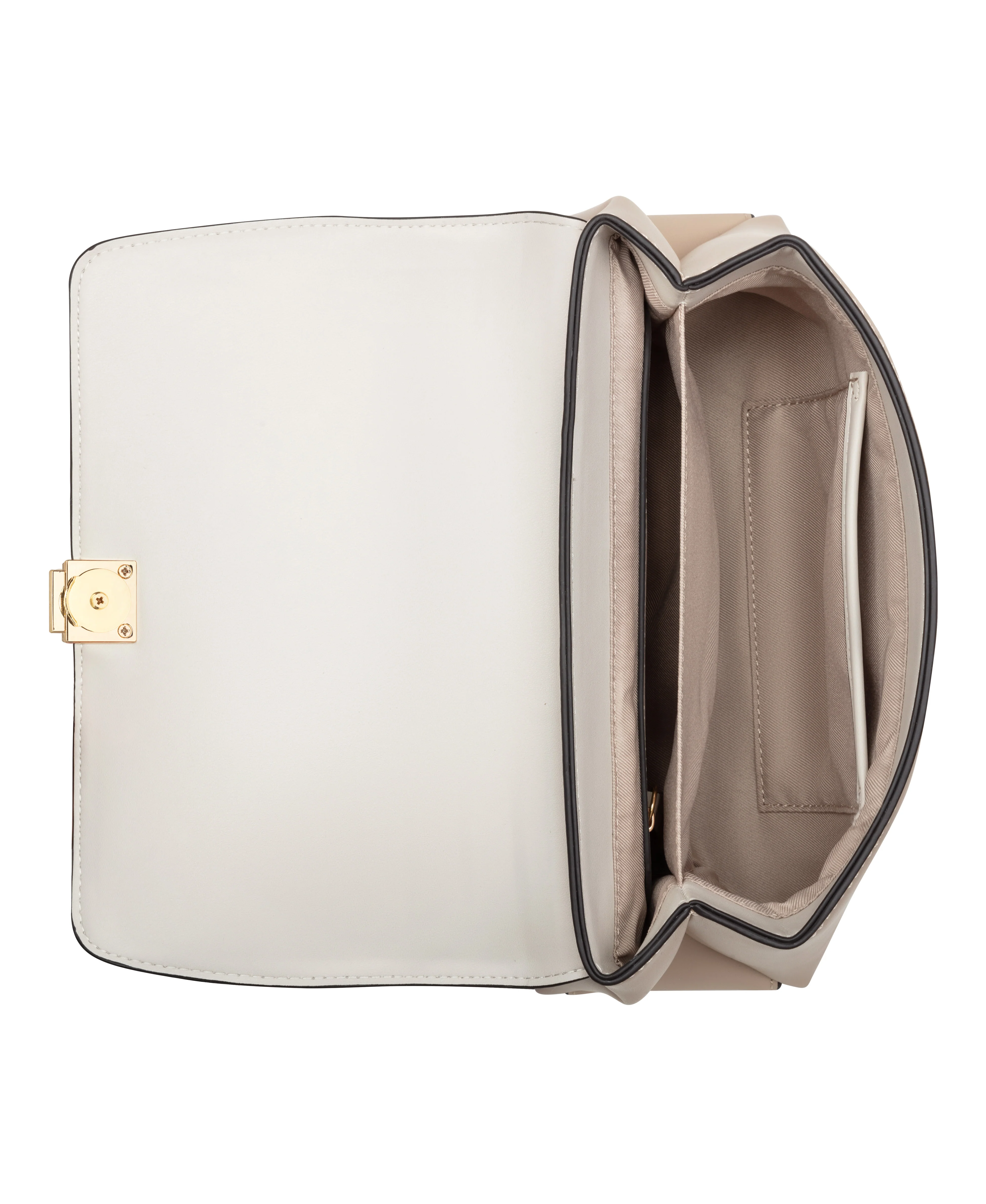 NINE WEST HANDBAGS ELOWYN CROSSBODY FLAP FAWN/MILK - Image 4