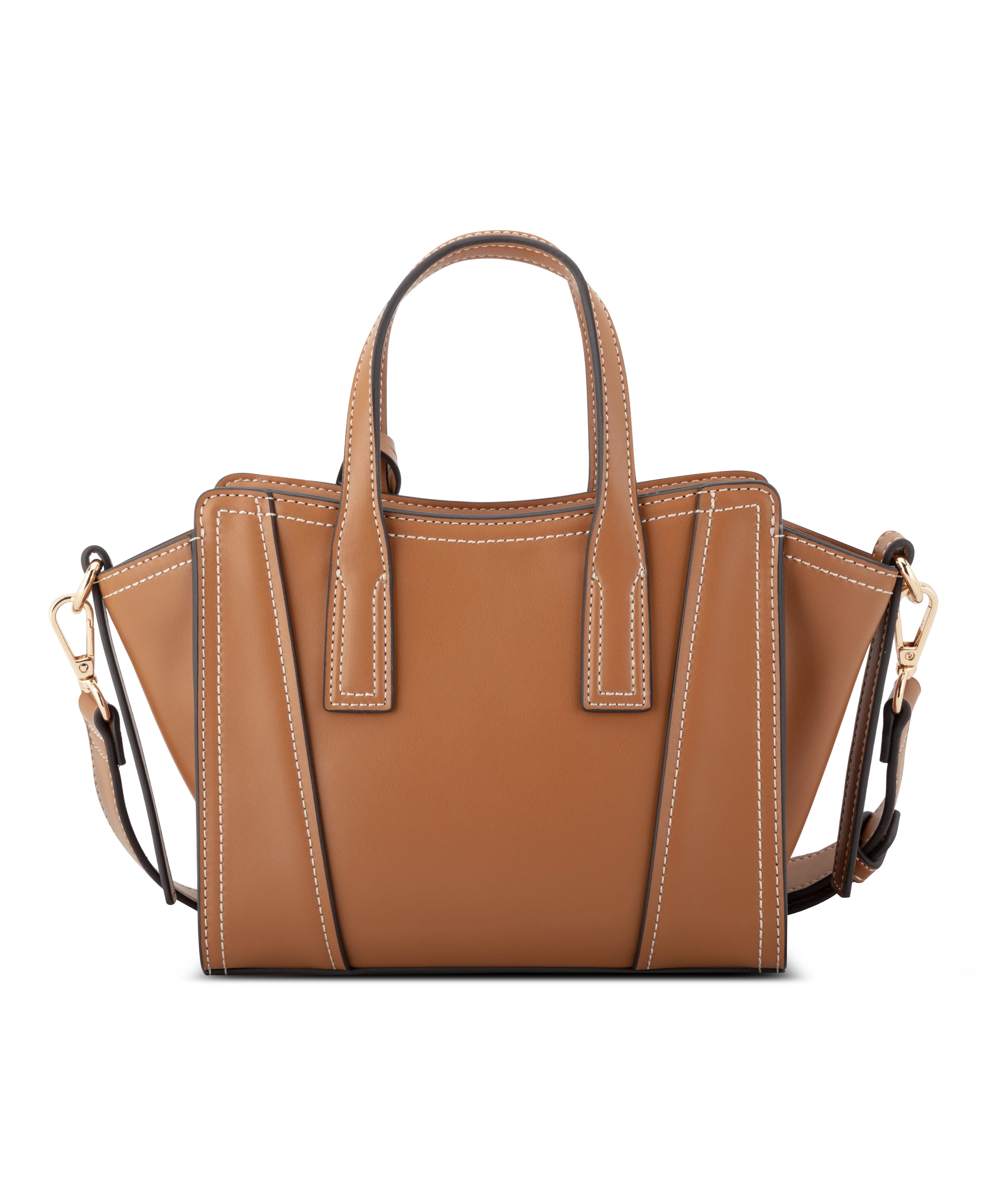 NINE WEST HANDBAGS FLEURA SMALL SATCHEL BRANDY - Image 3