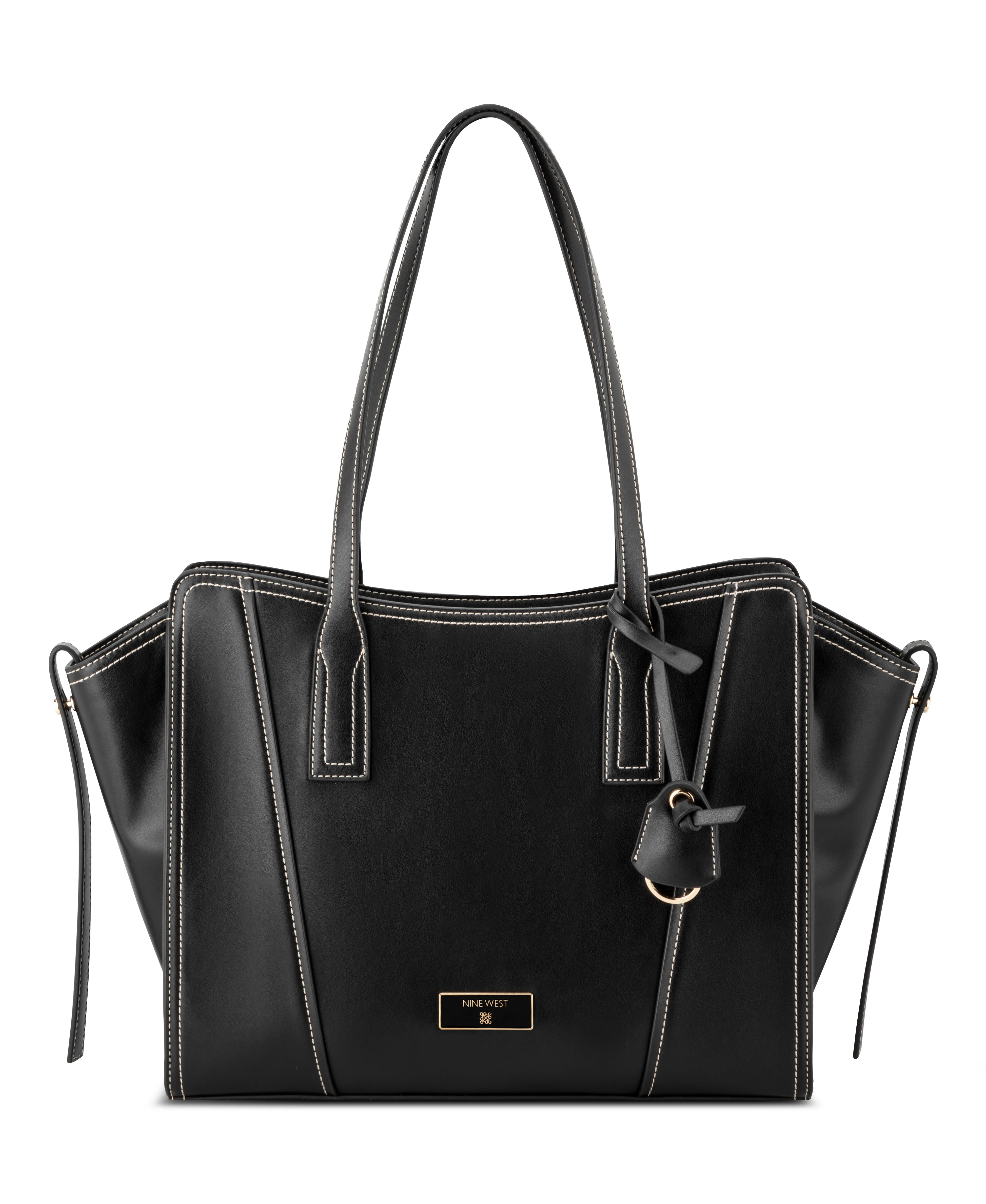 NINE WEST HANDBAGS FLEURA TOTE BLACK