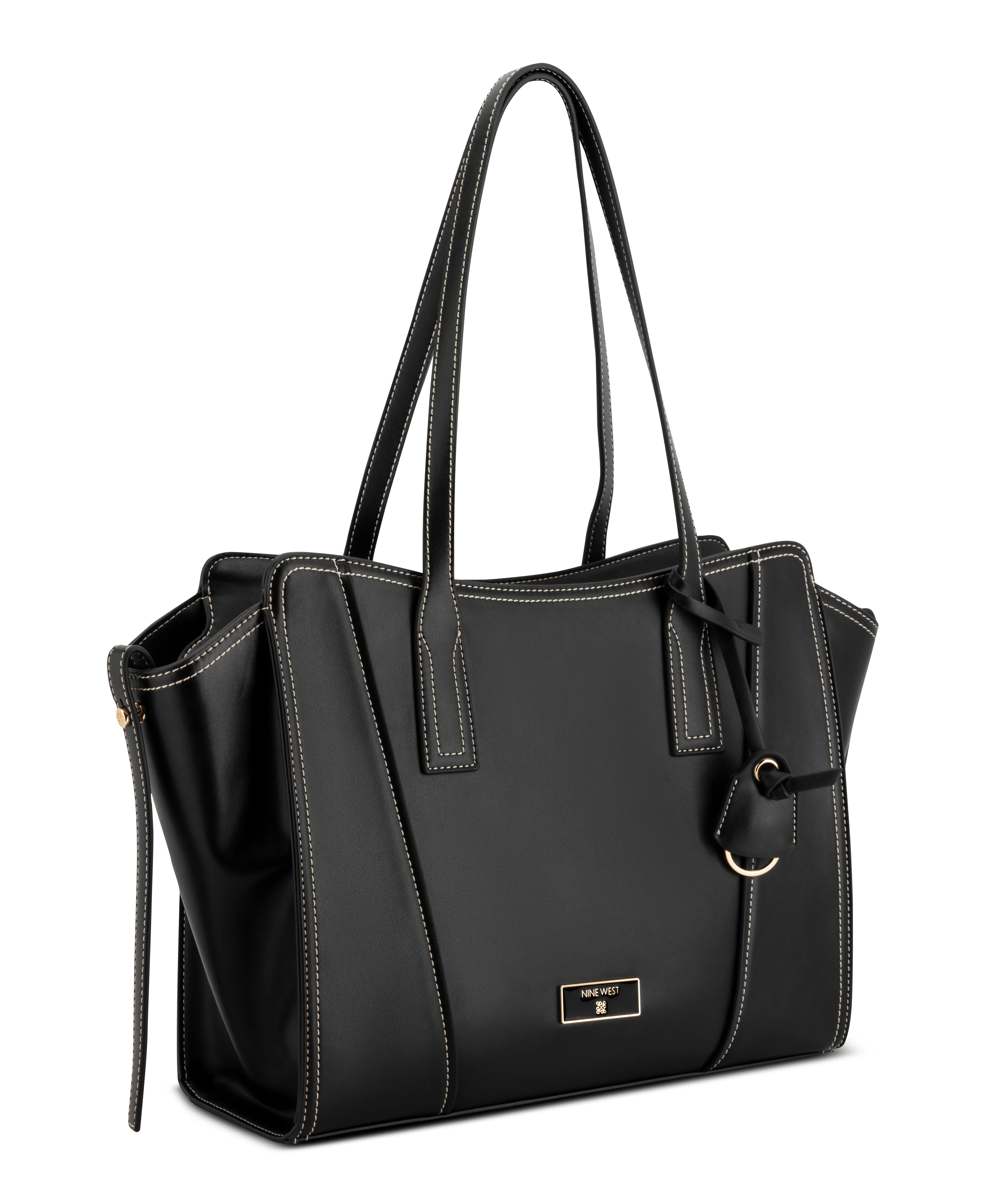 NINE WEST HANDBAGS FLEURA TOTE BLACK - Image 2
