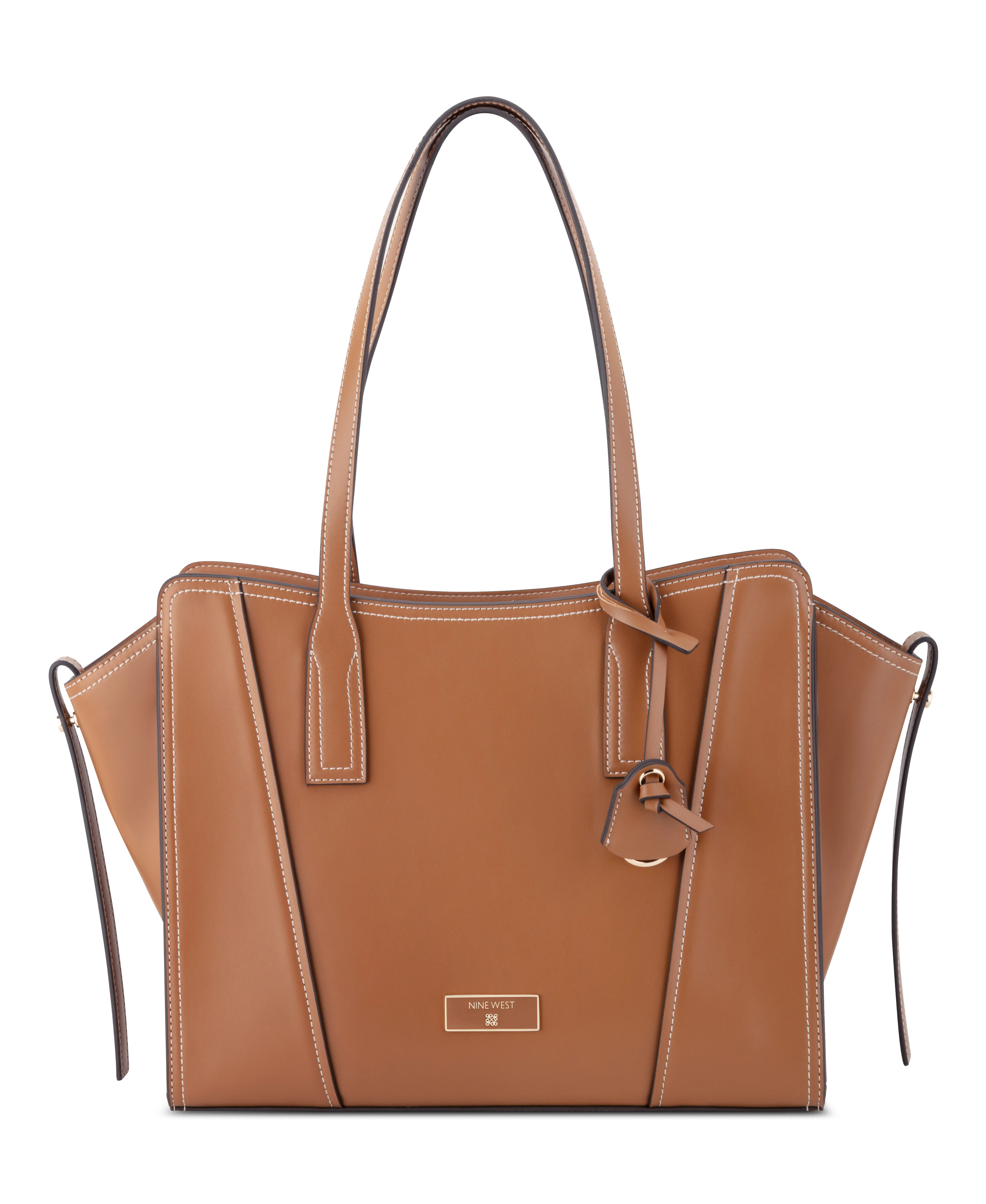 NINE WEST HANDBAGS FLEURA TOTE BRANDY