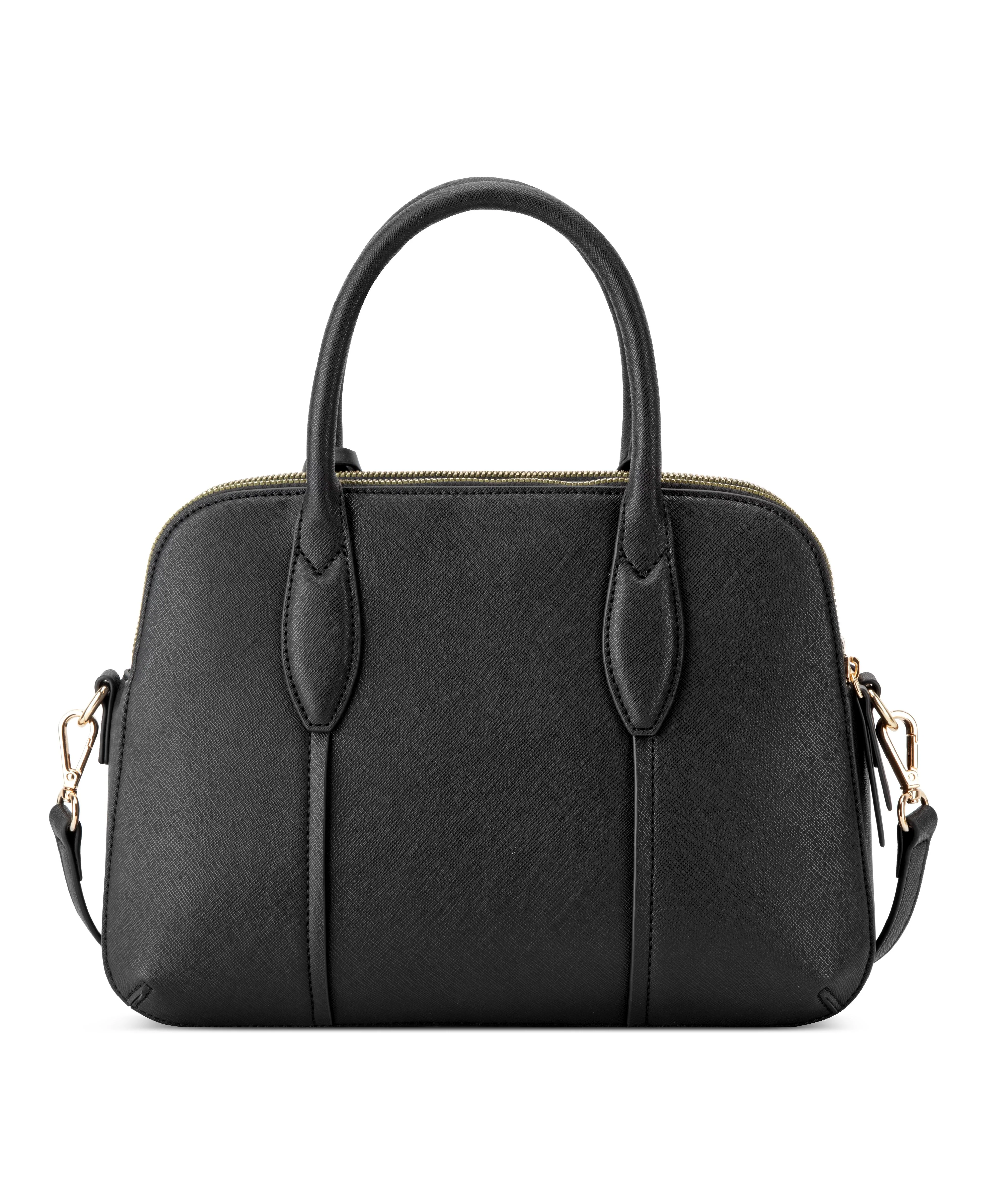 Nine West Handbags GRADY DOME SATCHEL BLACK - Image 3