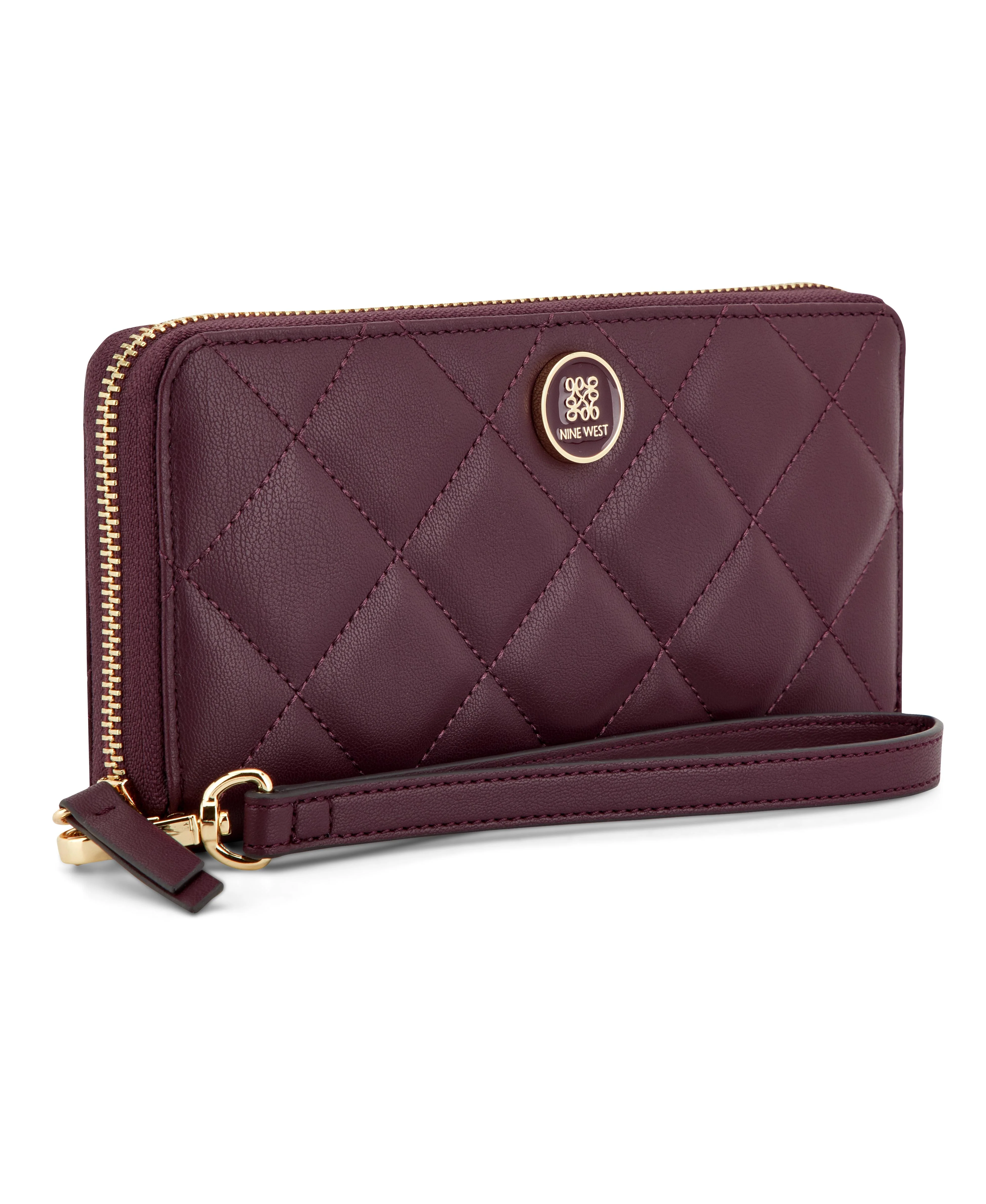 Nine West Handbags HALEEMA SLG ZIP ARND WRSLT WLT BOYSENBERRY - Image 2