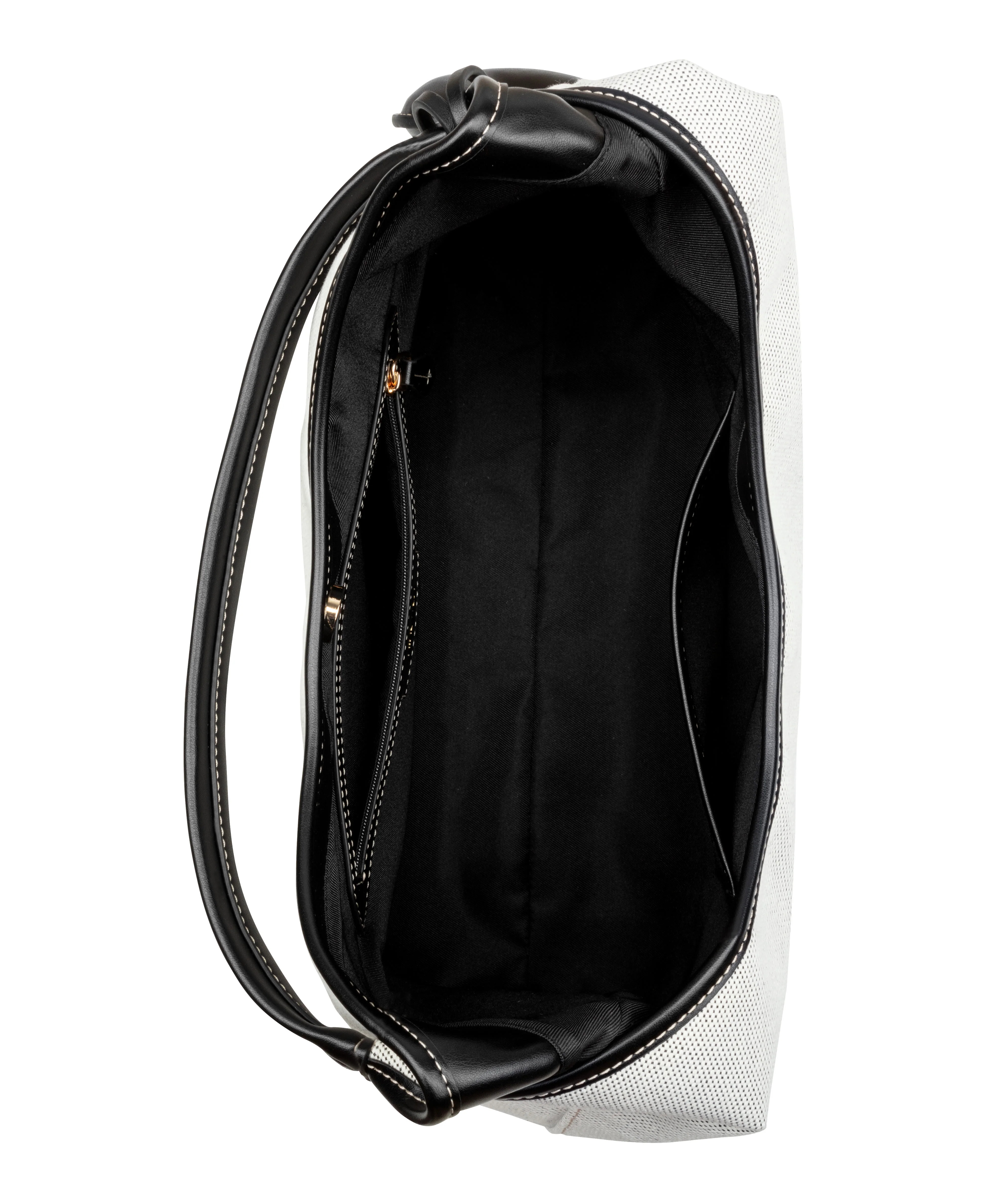 NINE WEST HANDBAGS KEYLEE HOBO NATURAL/BLACK - Image 4