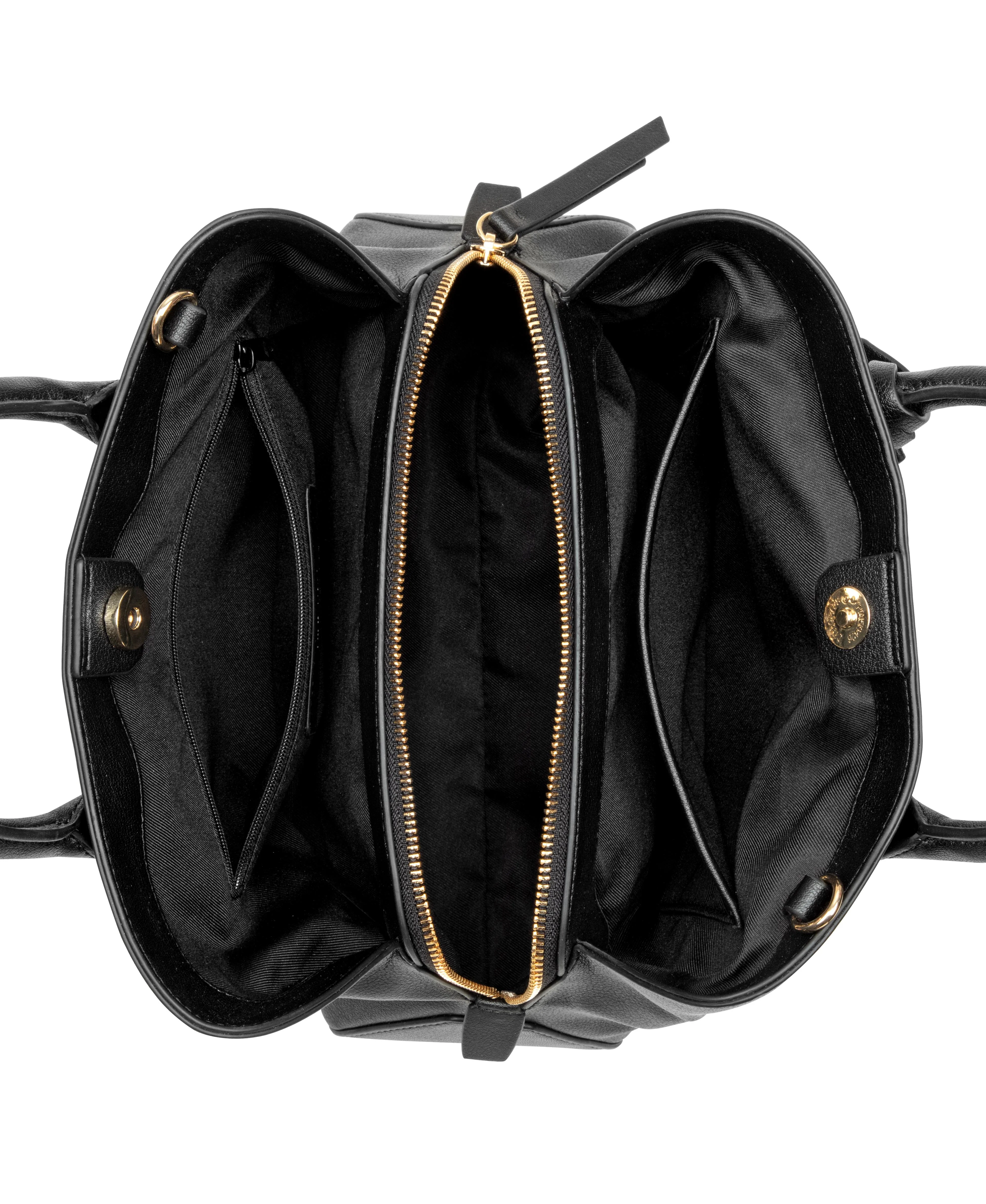 Nine West Handbags LAKELYN 3 COMP SATCHEL BLACK - Image 4