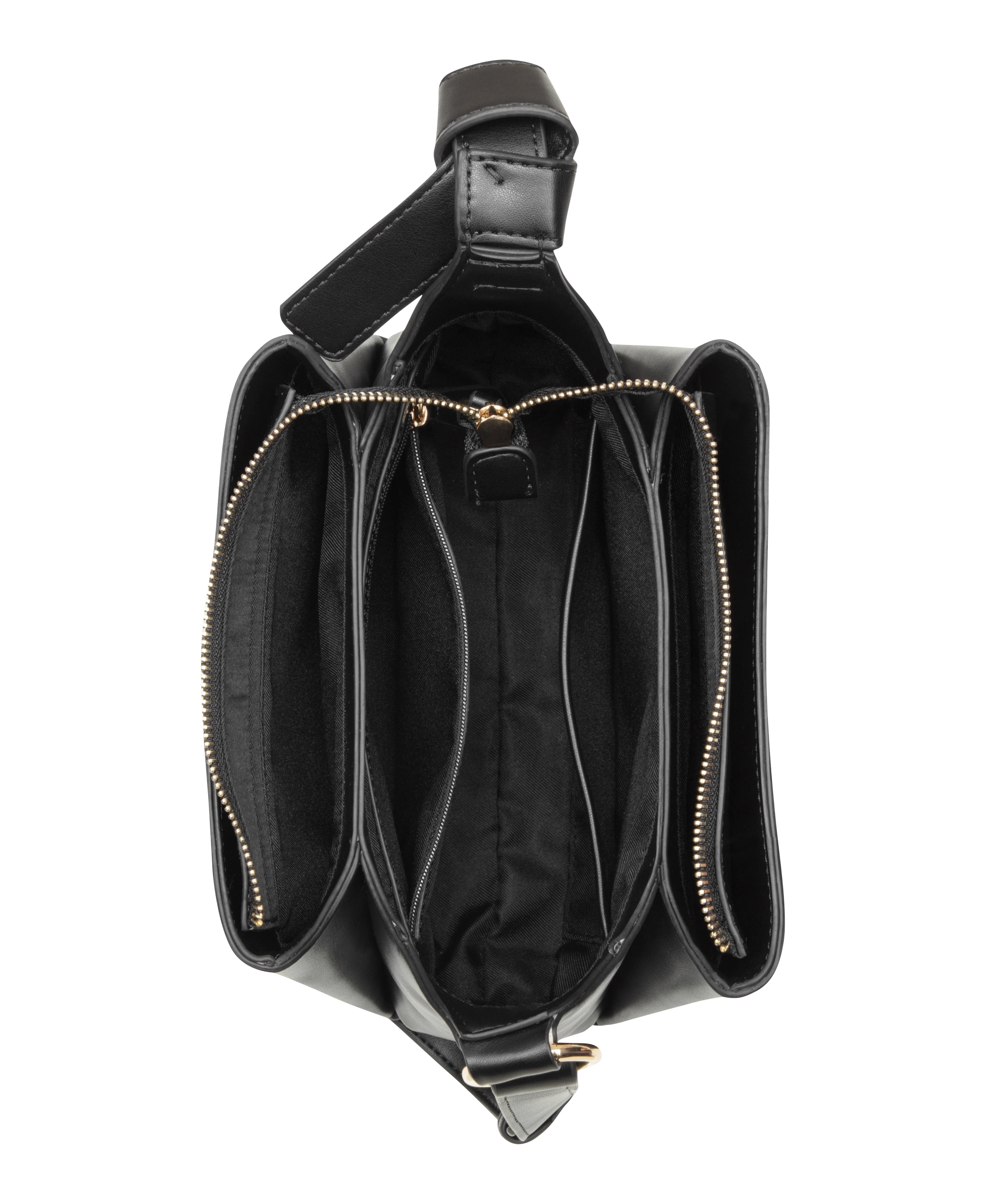 Nine West Handbags LYRA 3 COMP CROSSBODY BLACK - Image 4