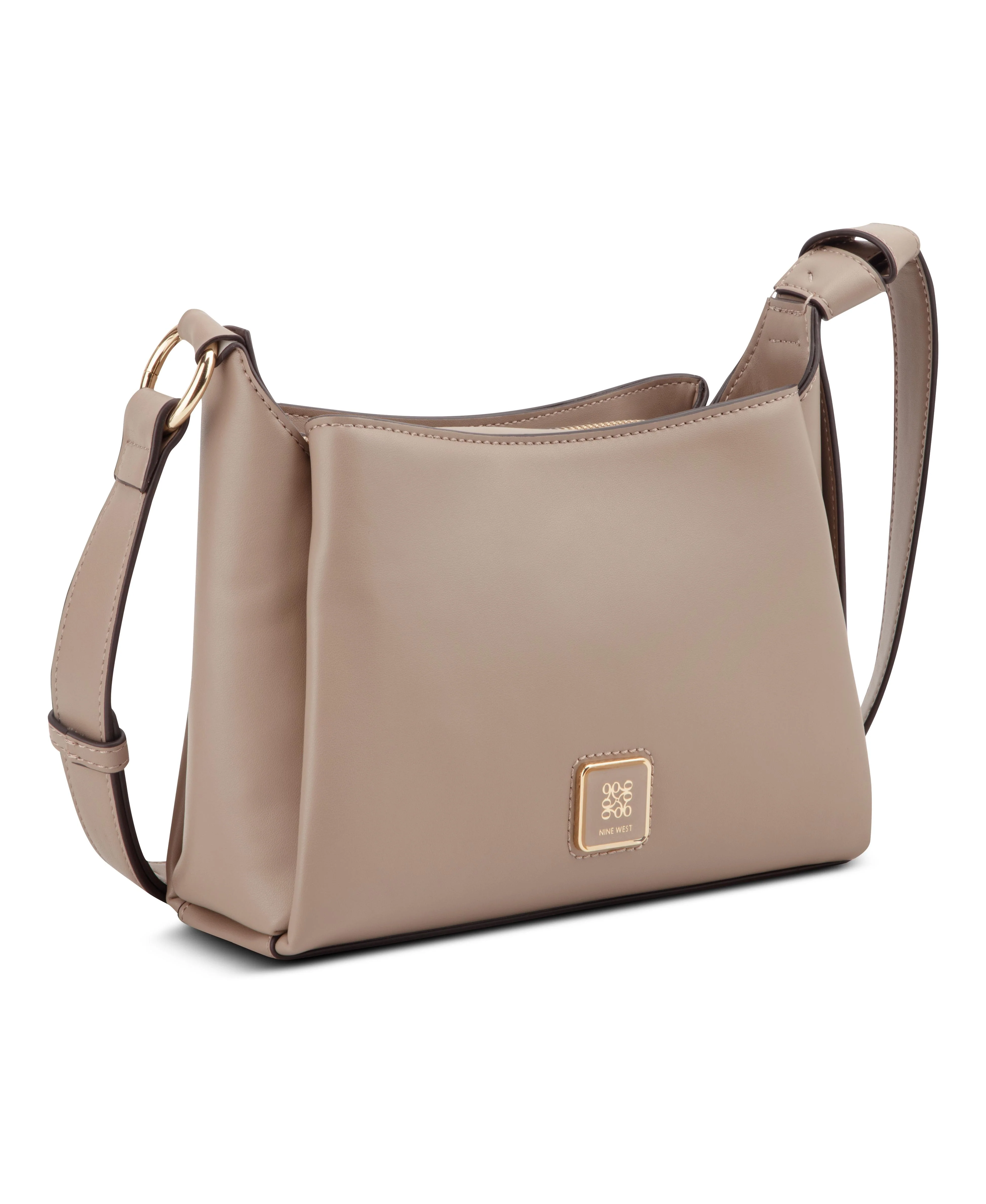 Nine West Handbags LYRA 3 COMP CROSSBODY DARK MUSHROOM - Image 2