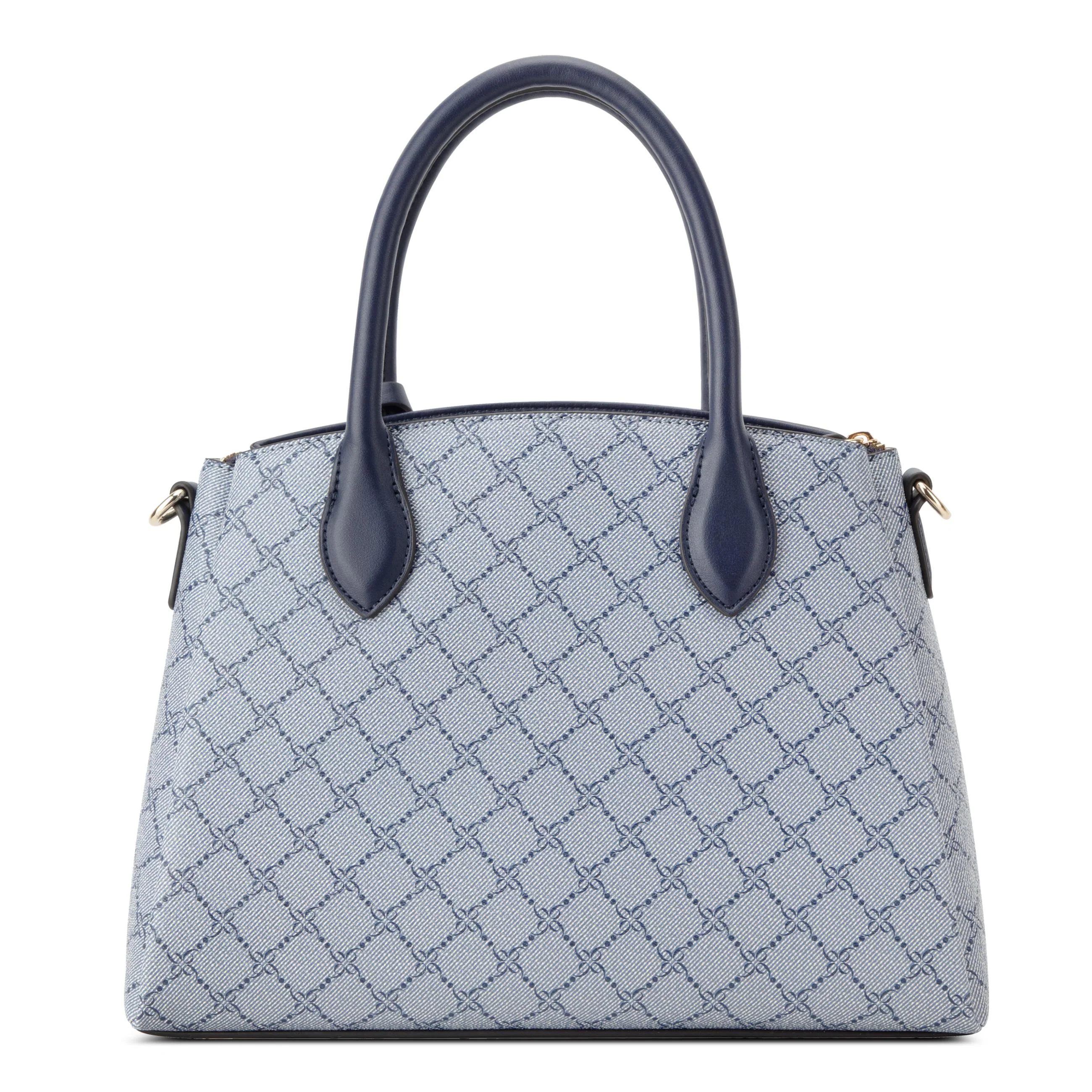 Nine West Handbags MARY SATCHEL CHAMBRAY LOGO/NAVY - Image 2
