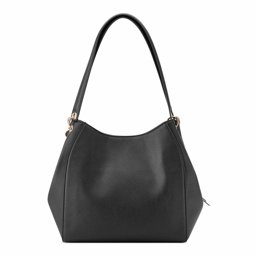 Nine West Handbags MEARA 3 COMP SHOULDER BAG BLACK - Image 3