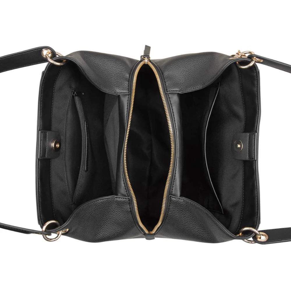 Nine West Handbags MEARA 3 COMP SHOULDER BAG BLACK - Image 4
