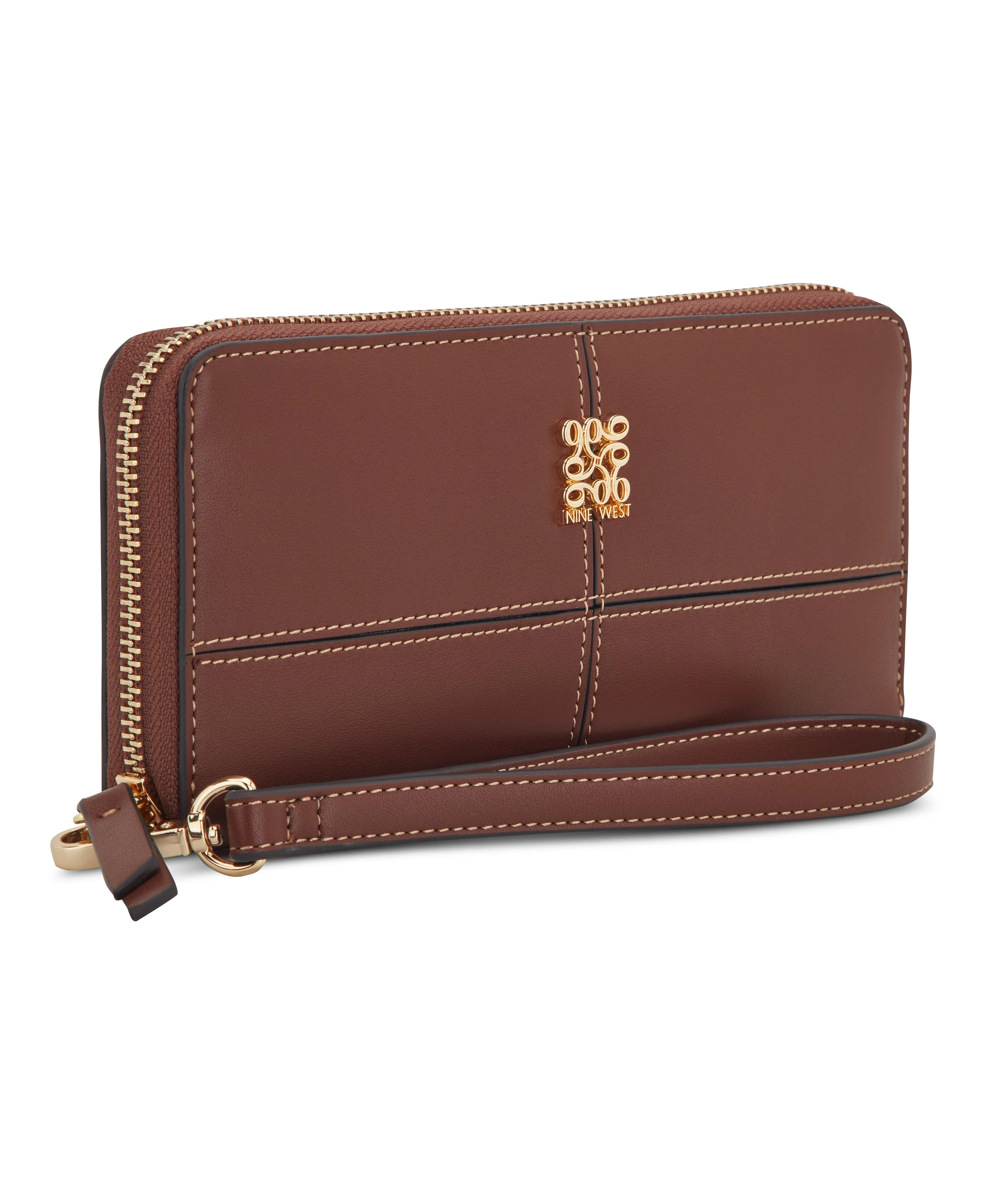 Nine West Handbags PAXTIN SLG ZIP ARND WRLT WLLT MAHOGANY - Image 2