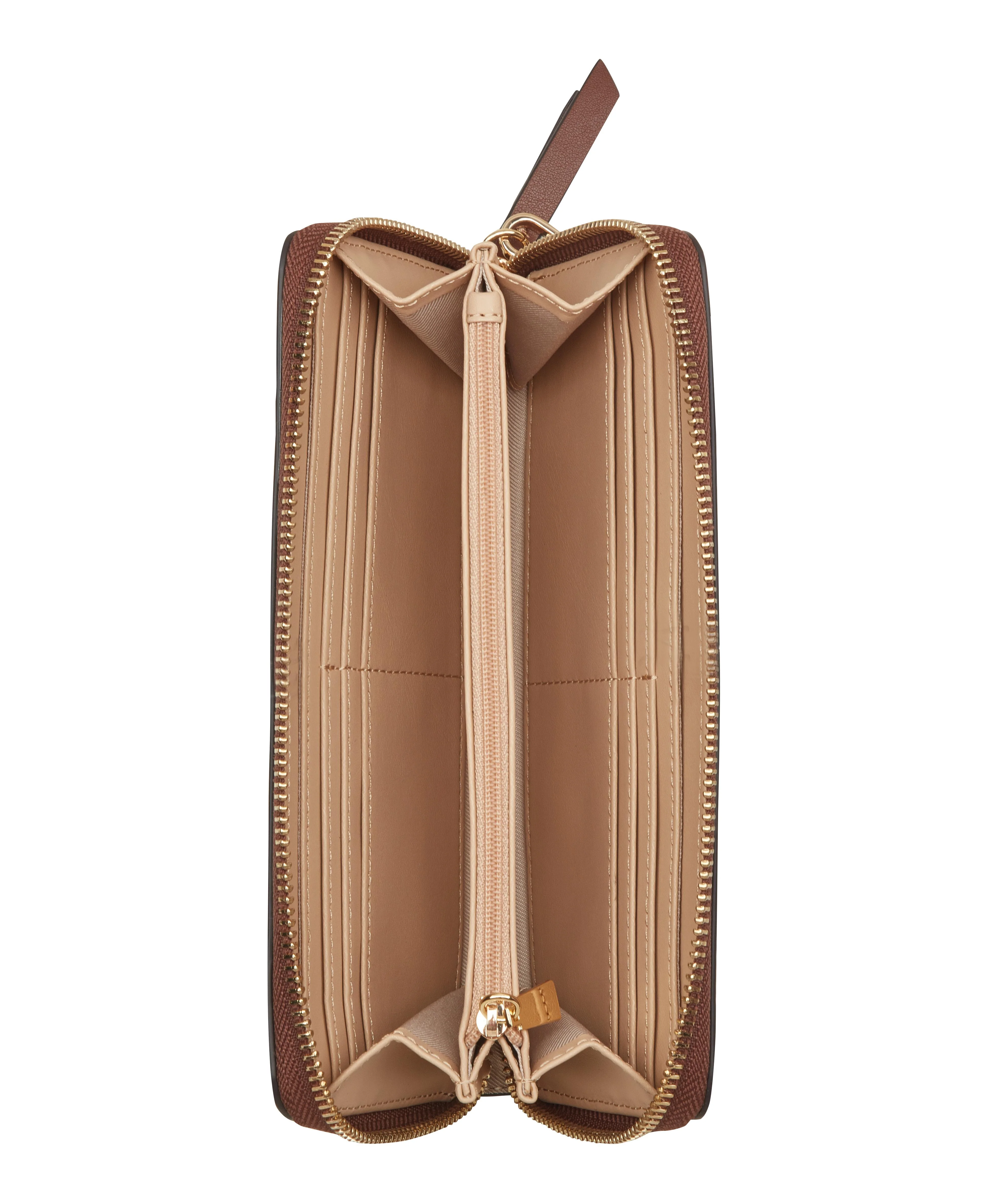 Nine West Handbags PAXTIN SLG ZIP ARND WRLT WLLT MAHOGANY - Image 4