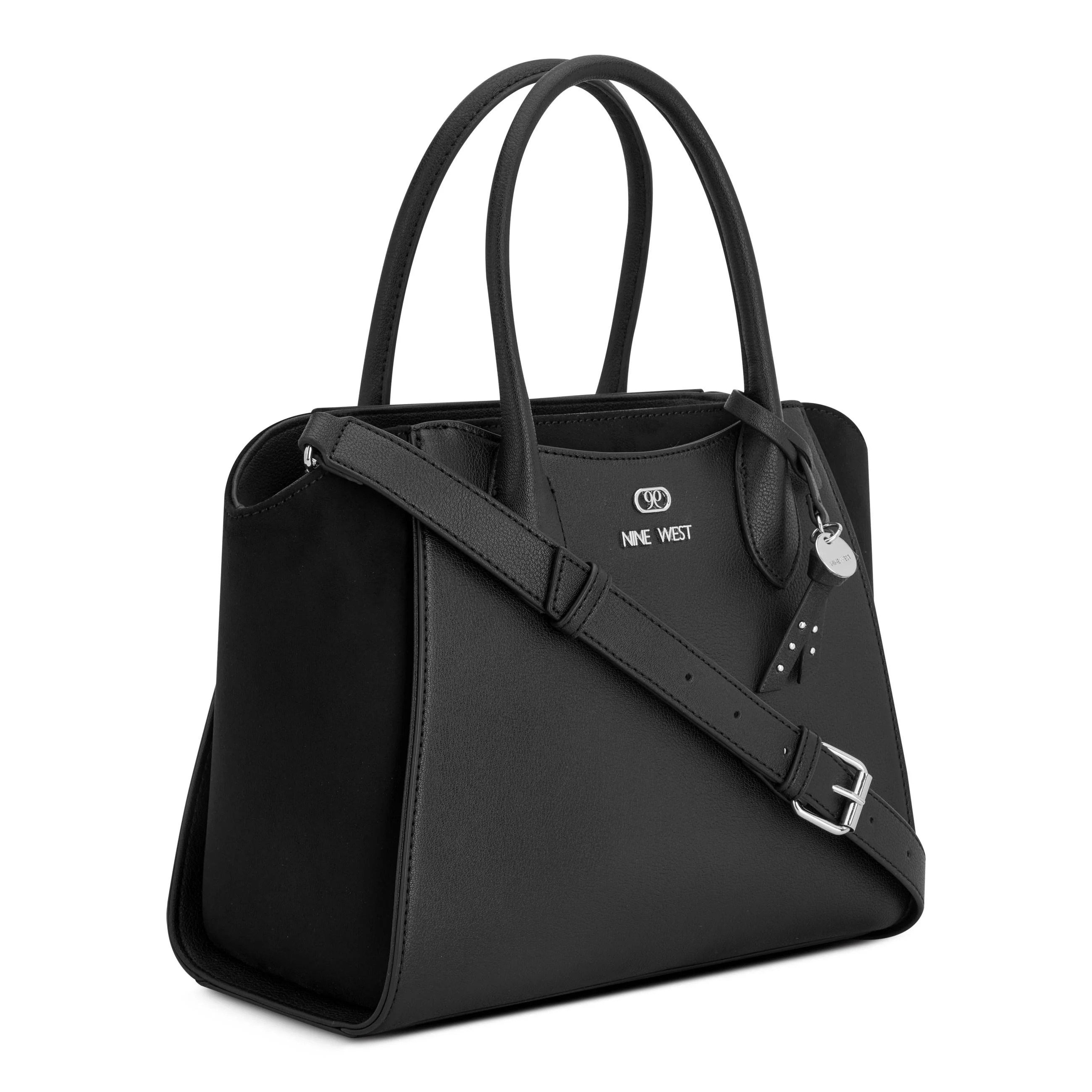 Nine West Handbags PHILIPPA SATCHEL BLACK - Image 3