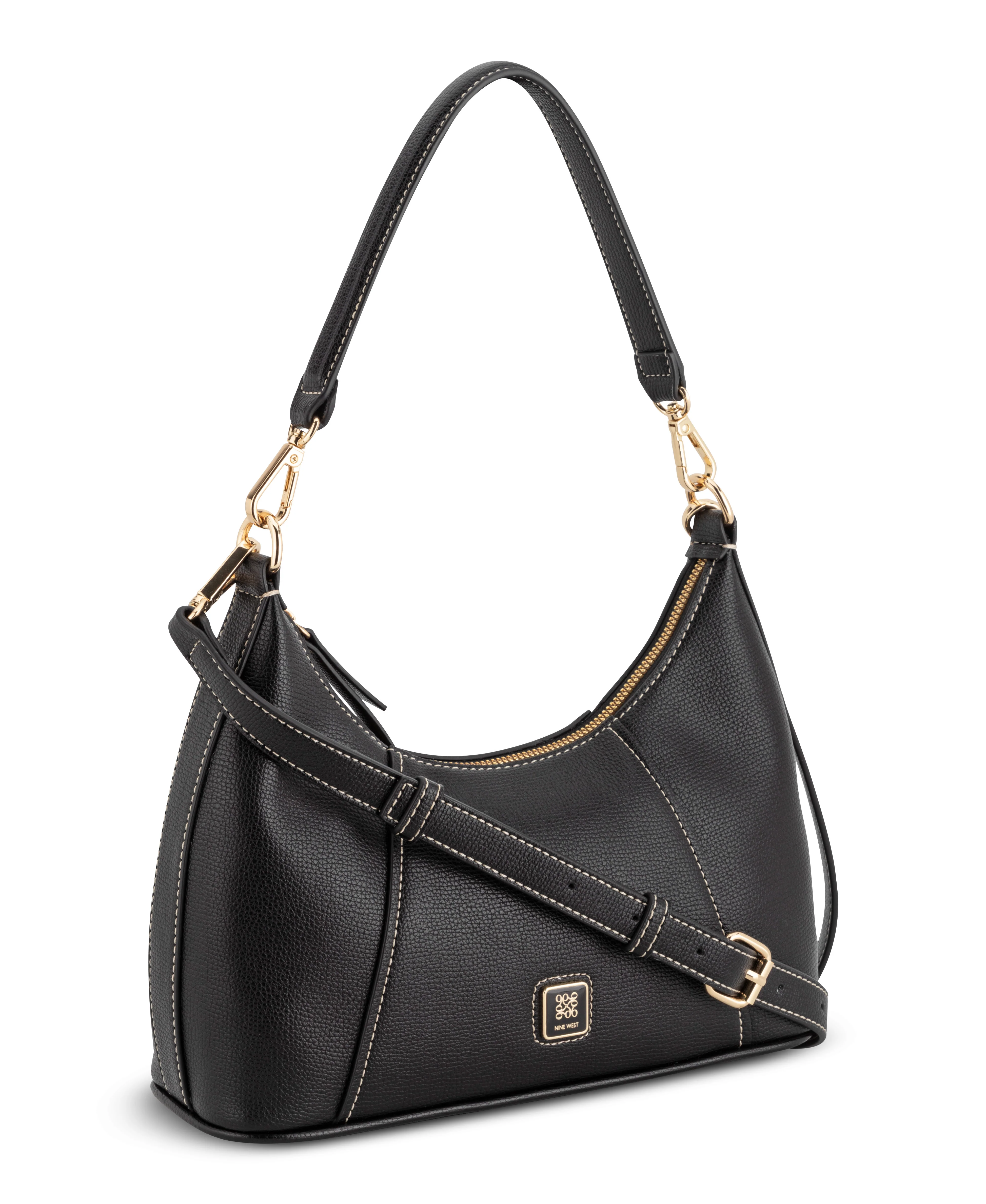 NINE WEST HANDBAGS QUINCIE CONVERTIBLE SHOULDER BLACK - Image 2