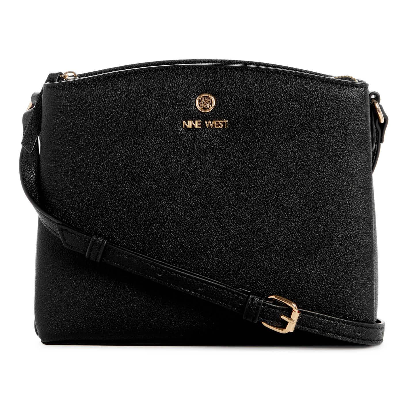 Nine West Handbags SIERA 3 COMPARTMENT CROSSBODY BLACK - Image 4